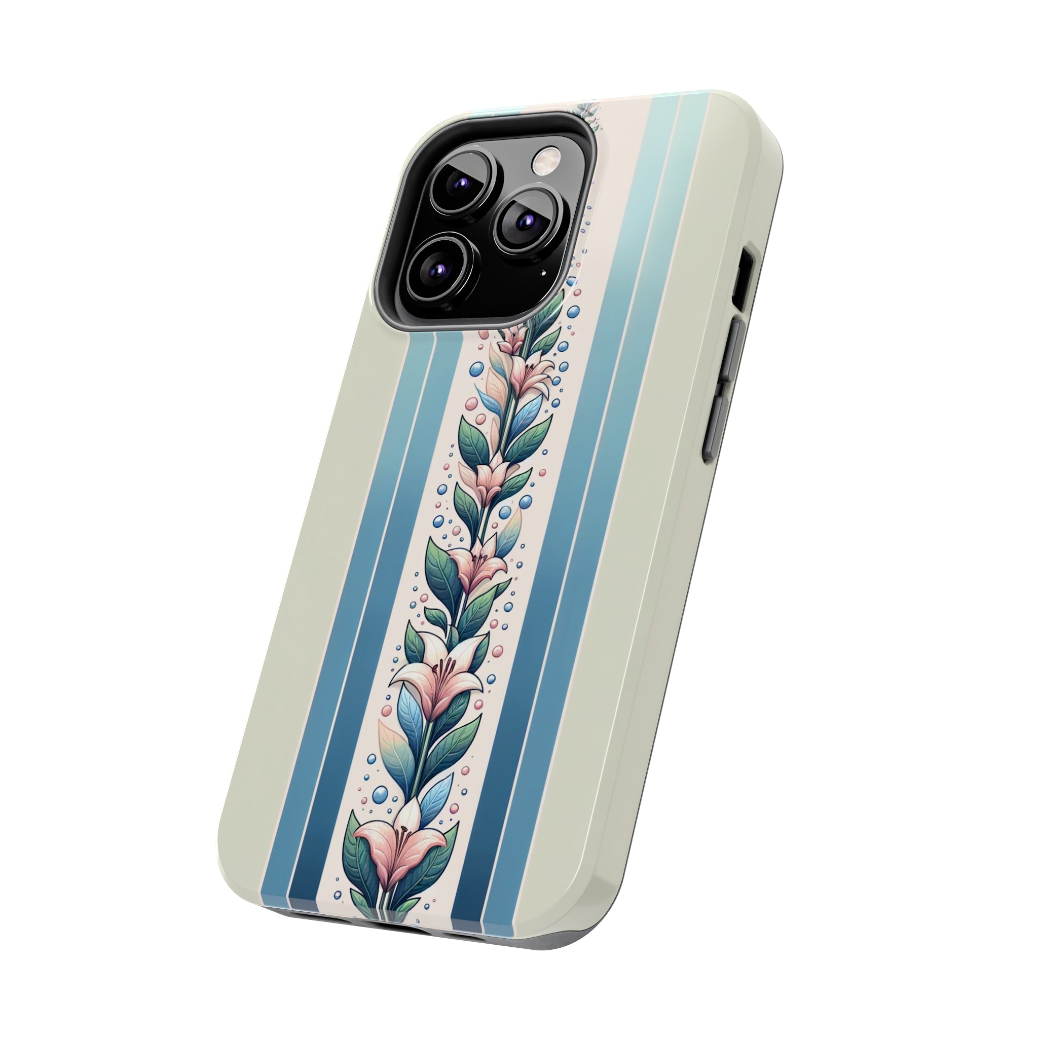 Lilies and leaves - Tough Phone Case