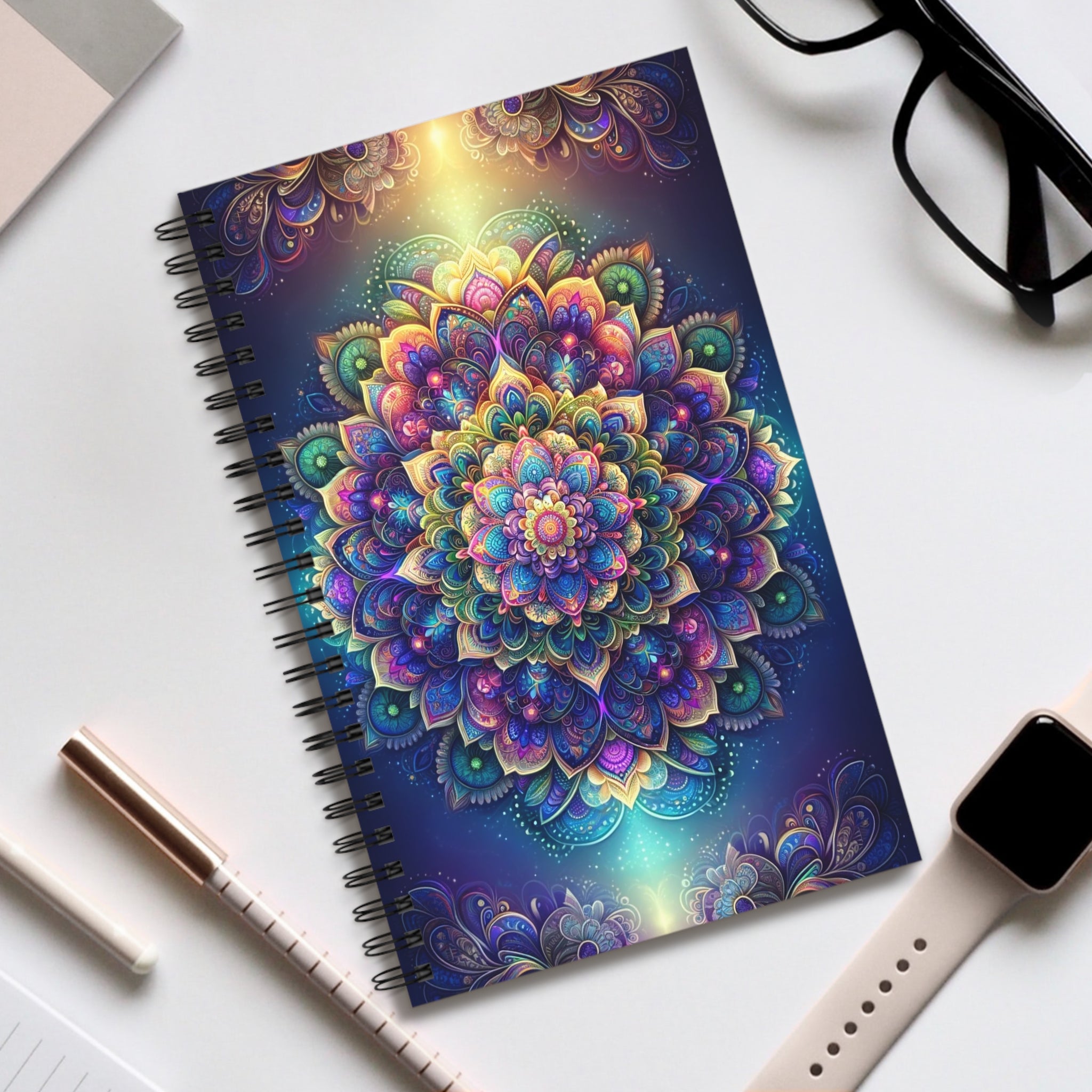 Purple Mandala - Spiral Journal (EU)