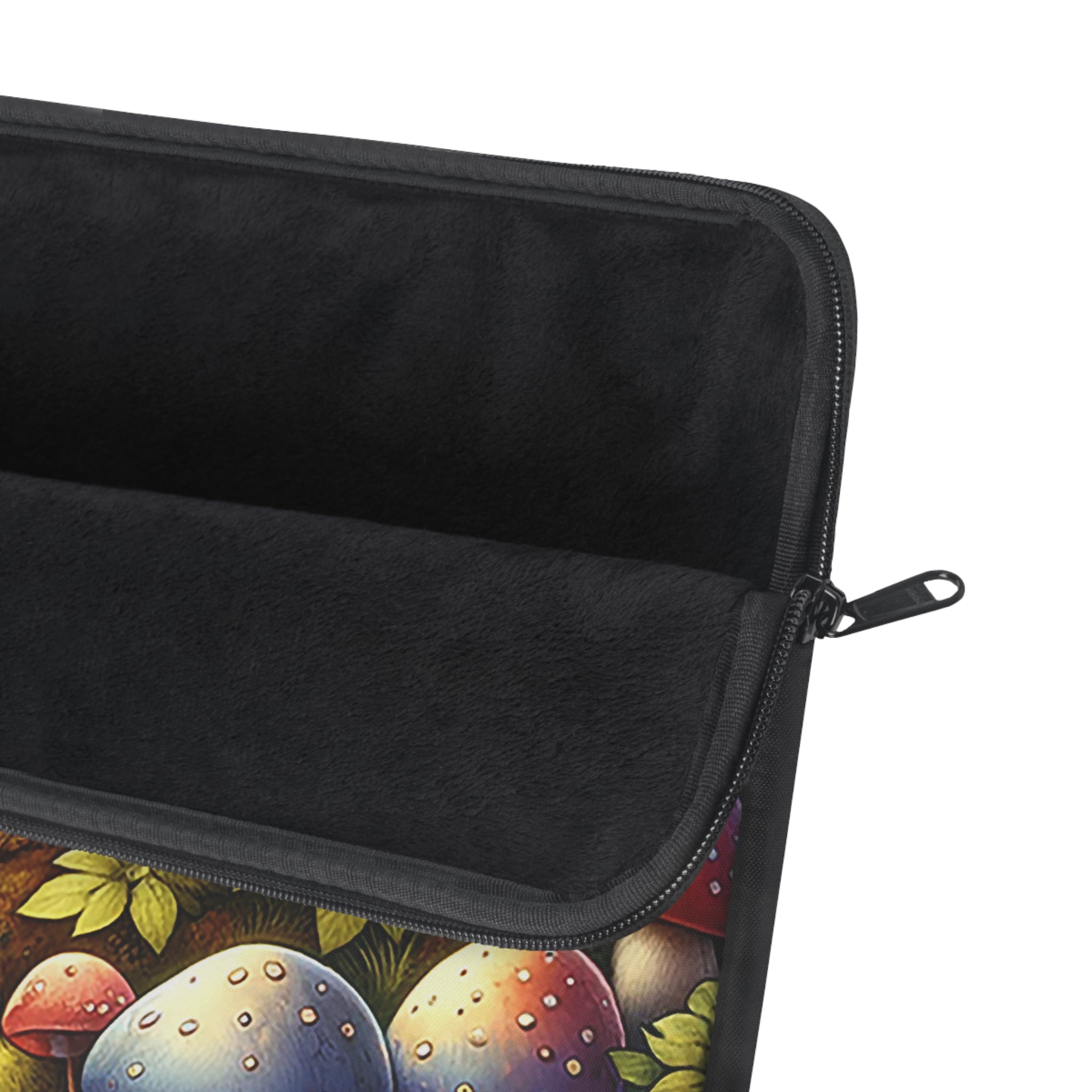 Gnome under mushrooms - Laptop Sleeve