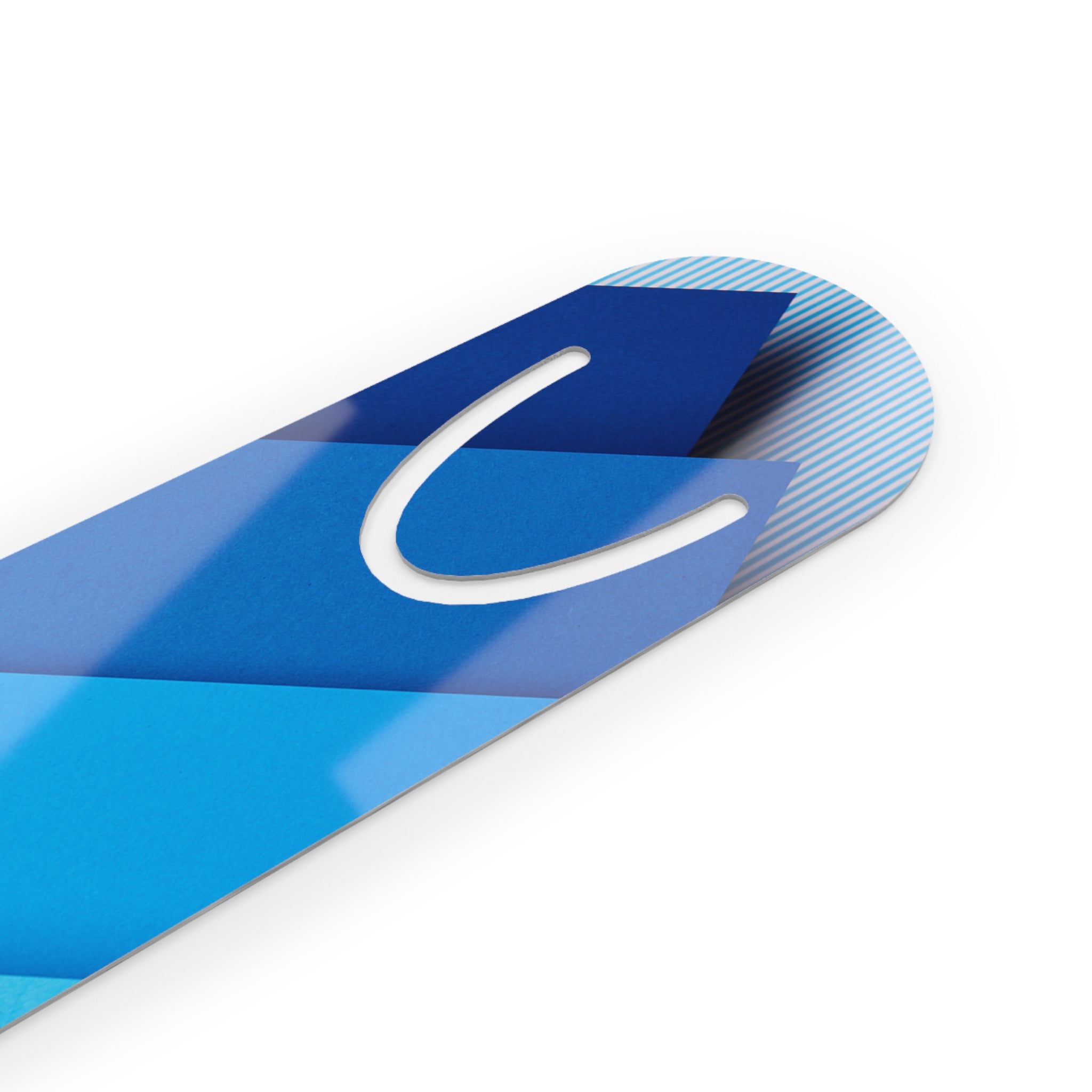 Blue, diagonal shades 3 - Bookmark