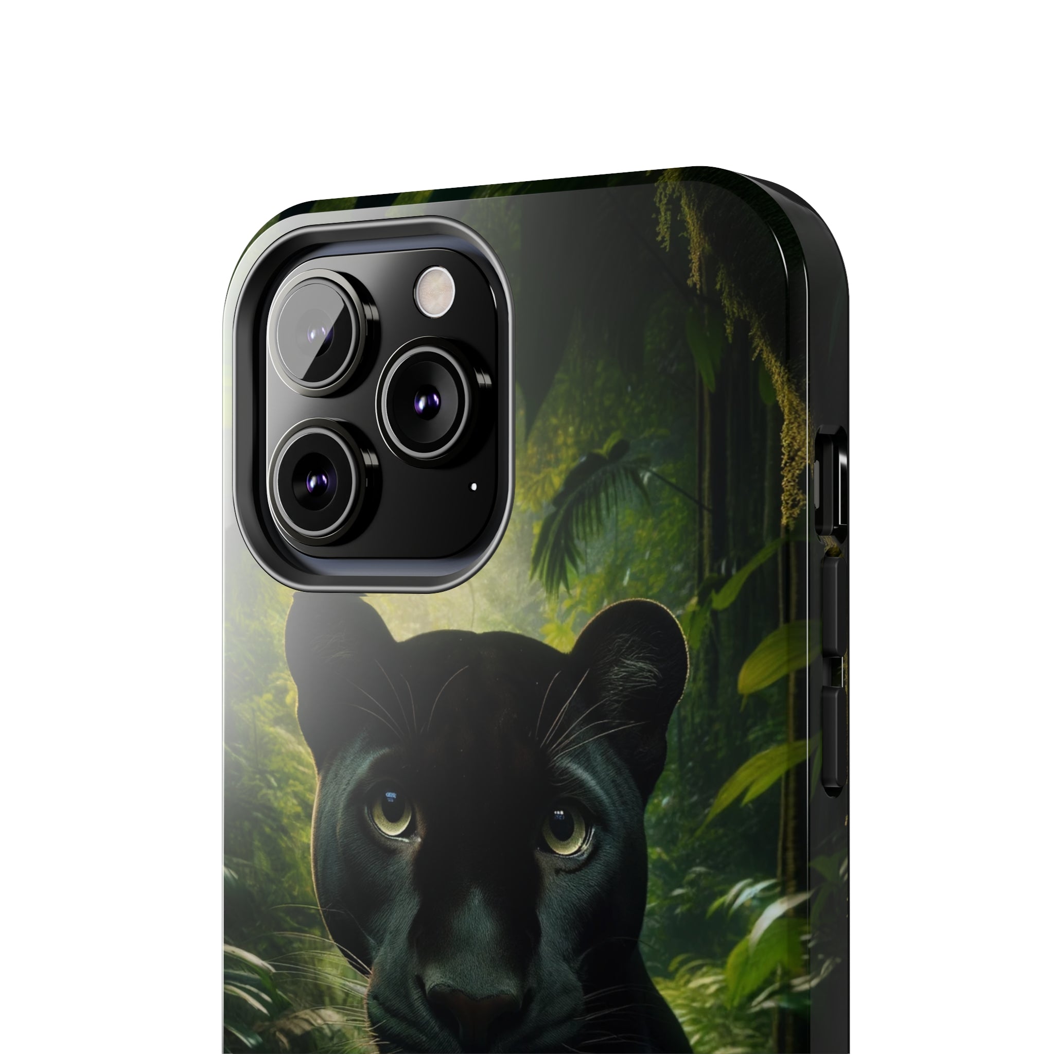 Curious black panther - Tough Phone Case