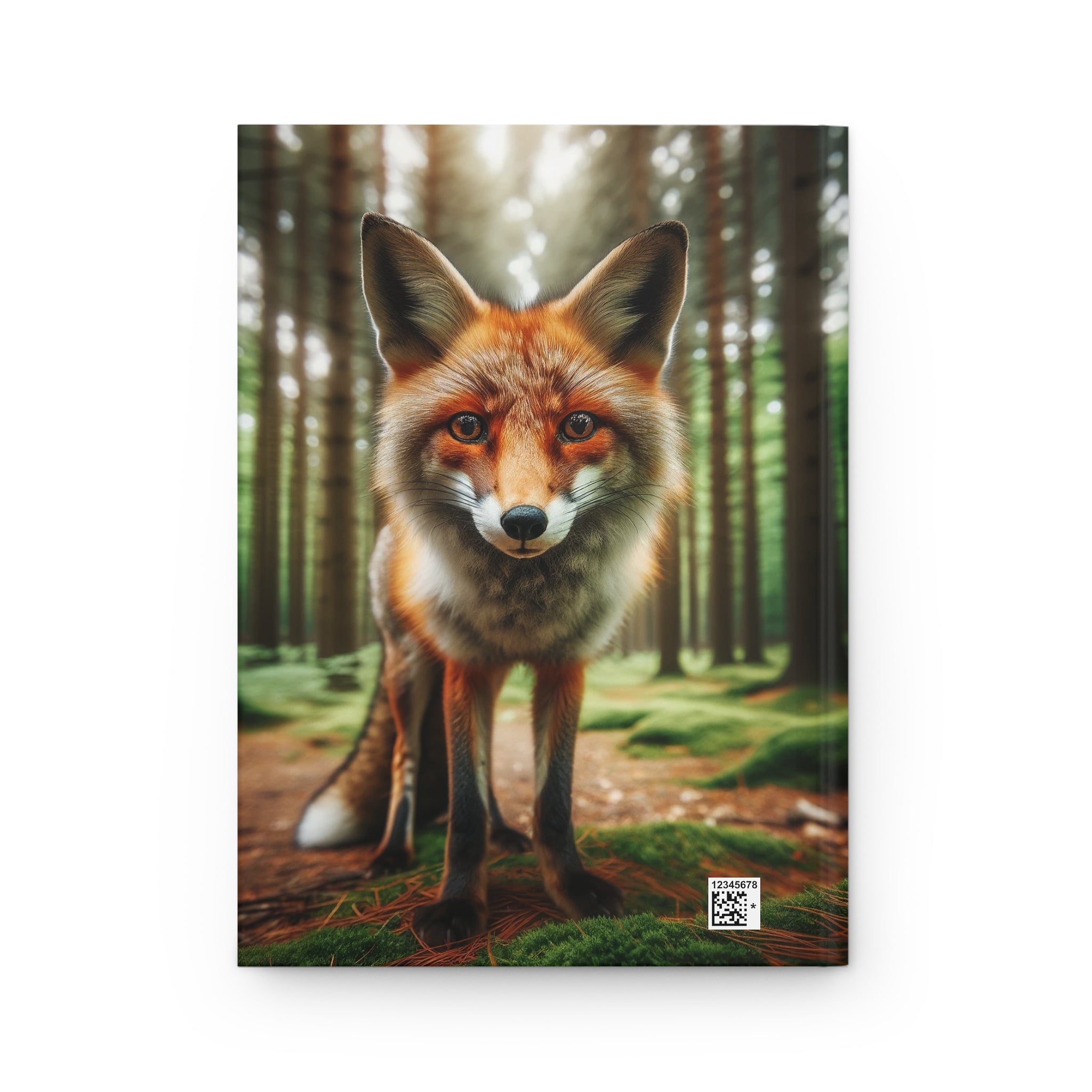 A curious fox - Hardcover Notebook