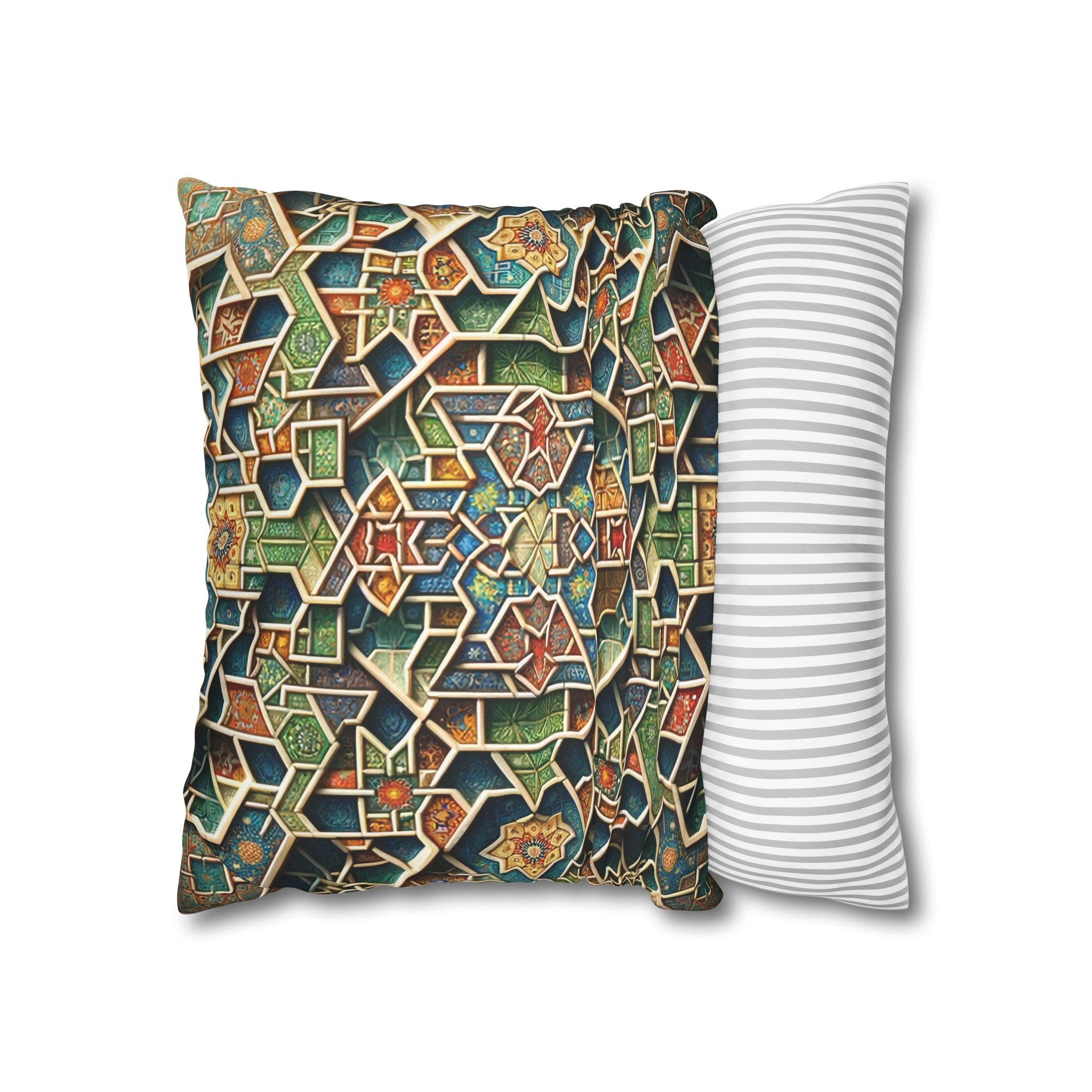 Persian Art (2) - Suede Square Pillowcase