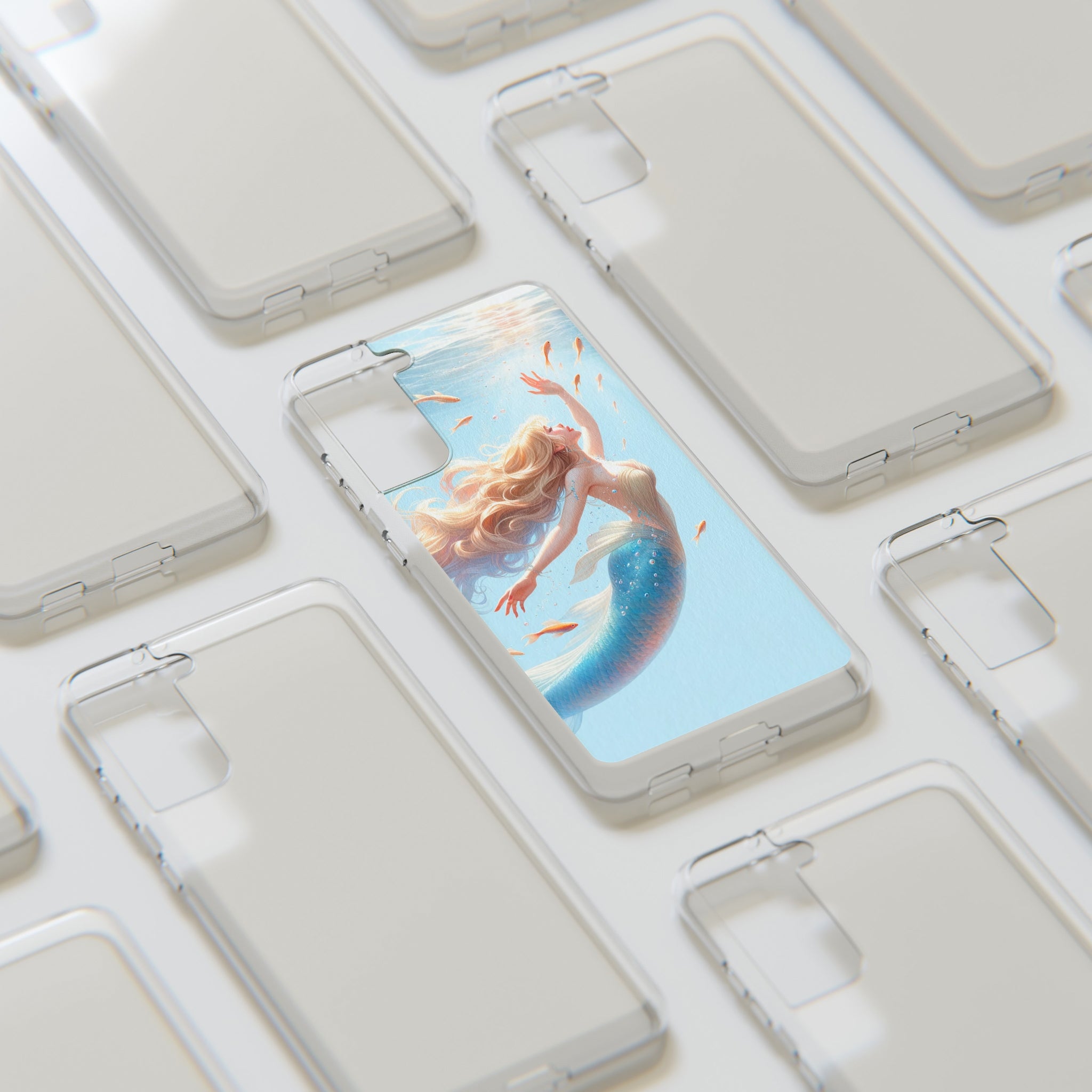 Blond Mermaid - Soft Phone Case