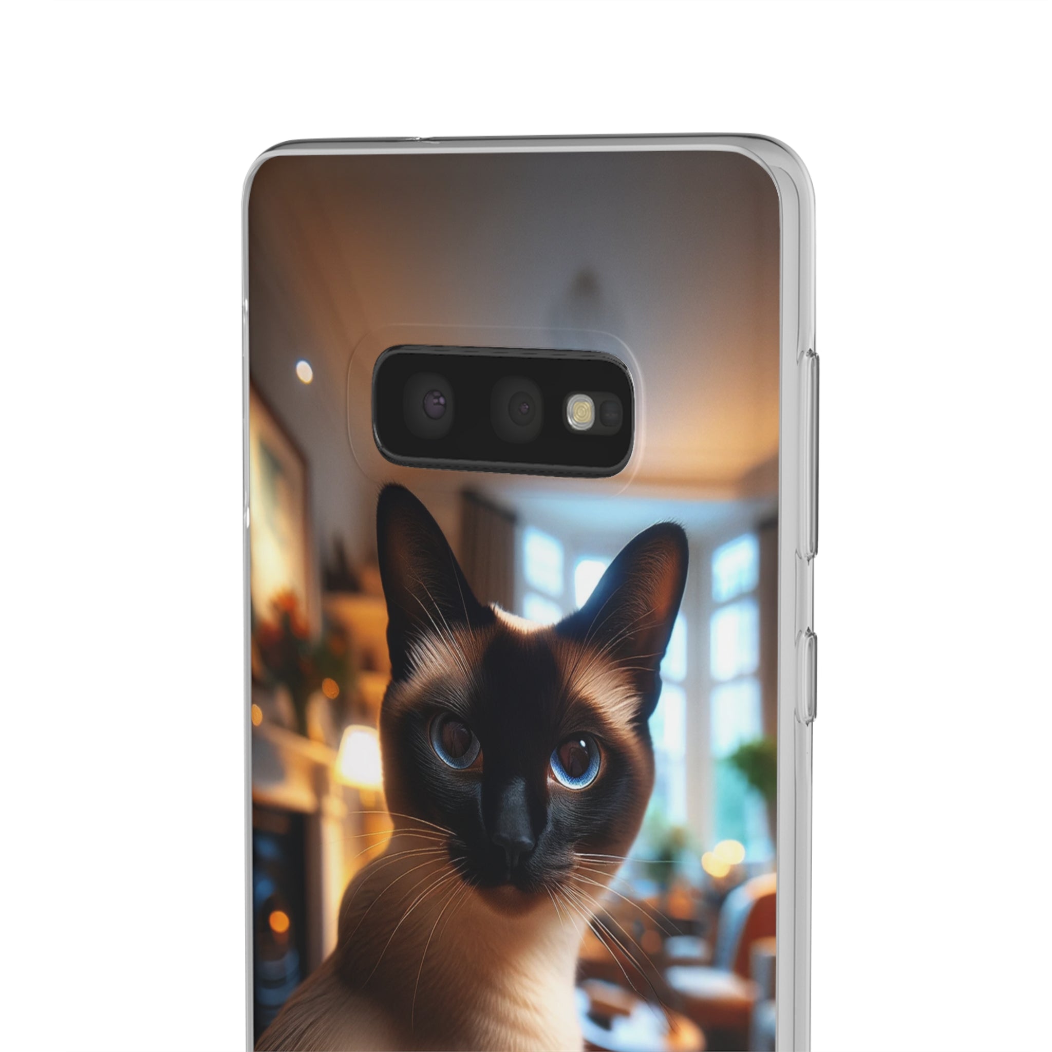 Curious Siamese cat - Flexi Case (Samsung only)