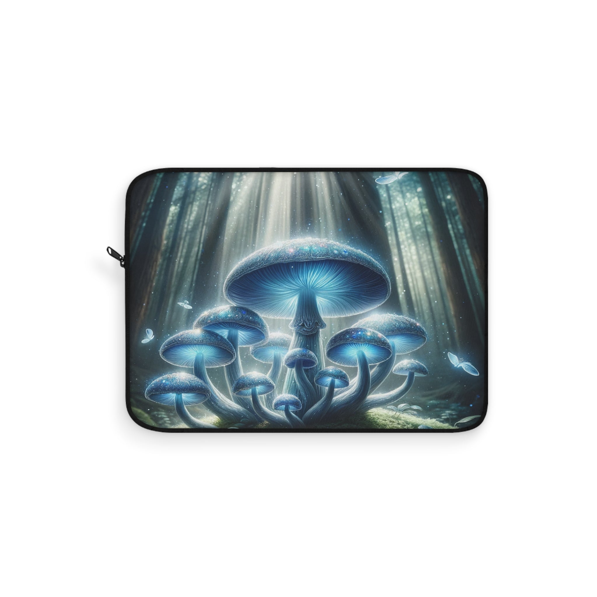 Light blue mushrooms - Laptop Sleeve