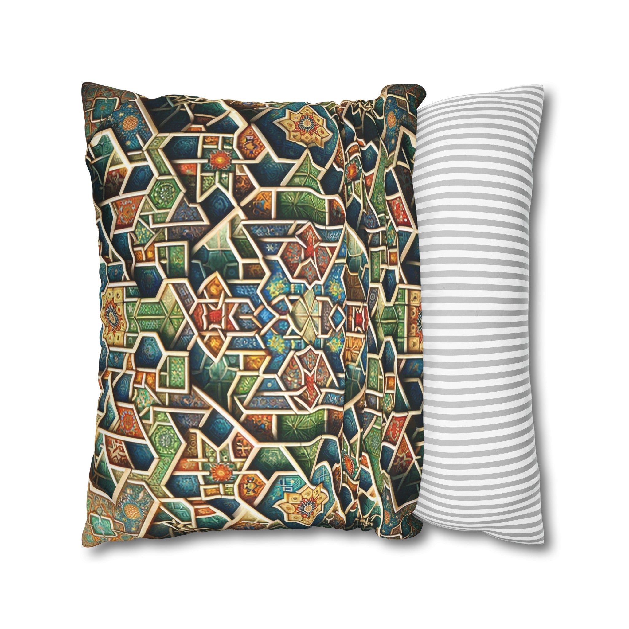 Persian Art (2) - Suede Square Pillowcase