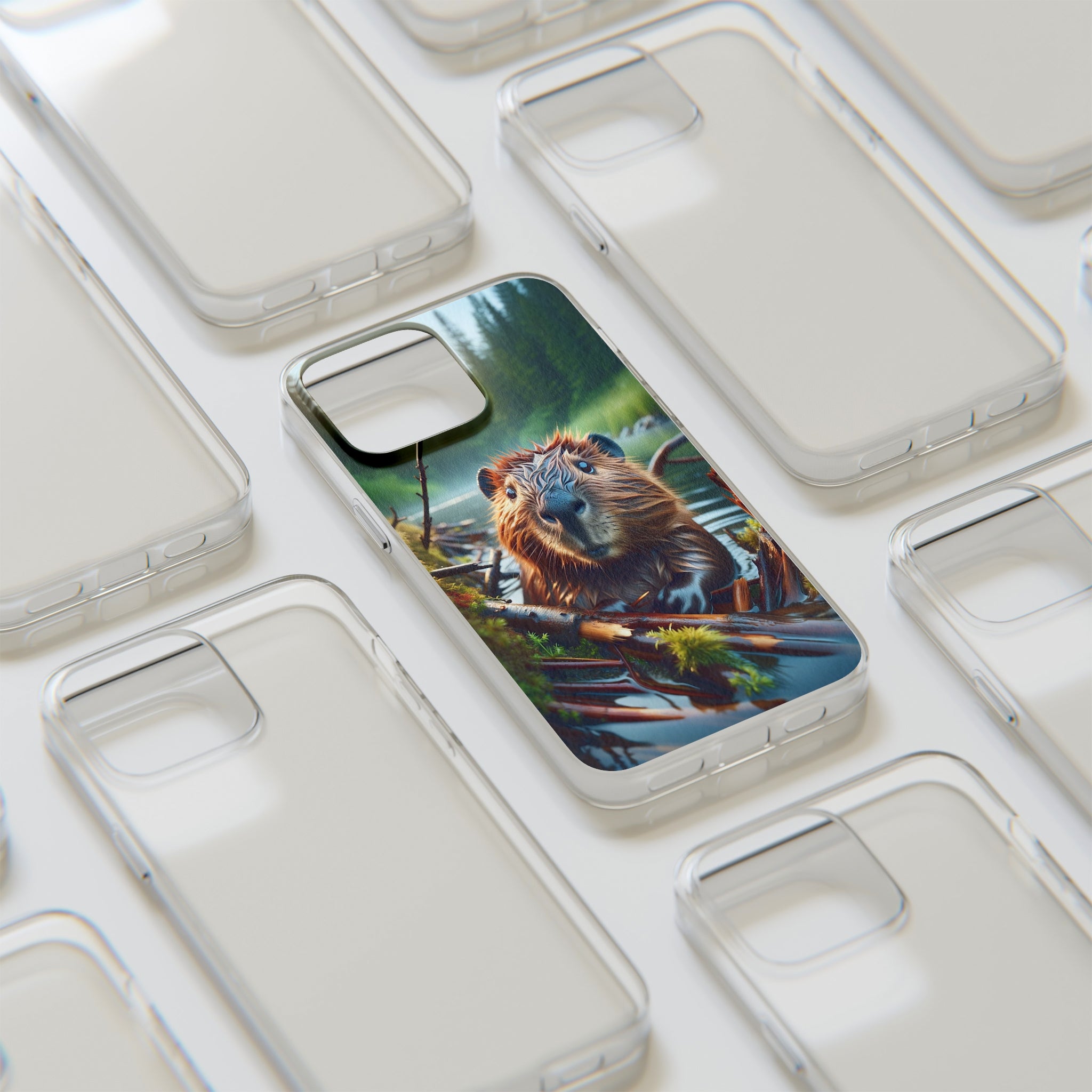 Curious Beaver - Soft Phone Case