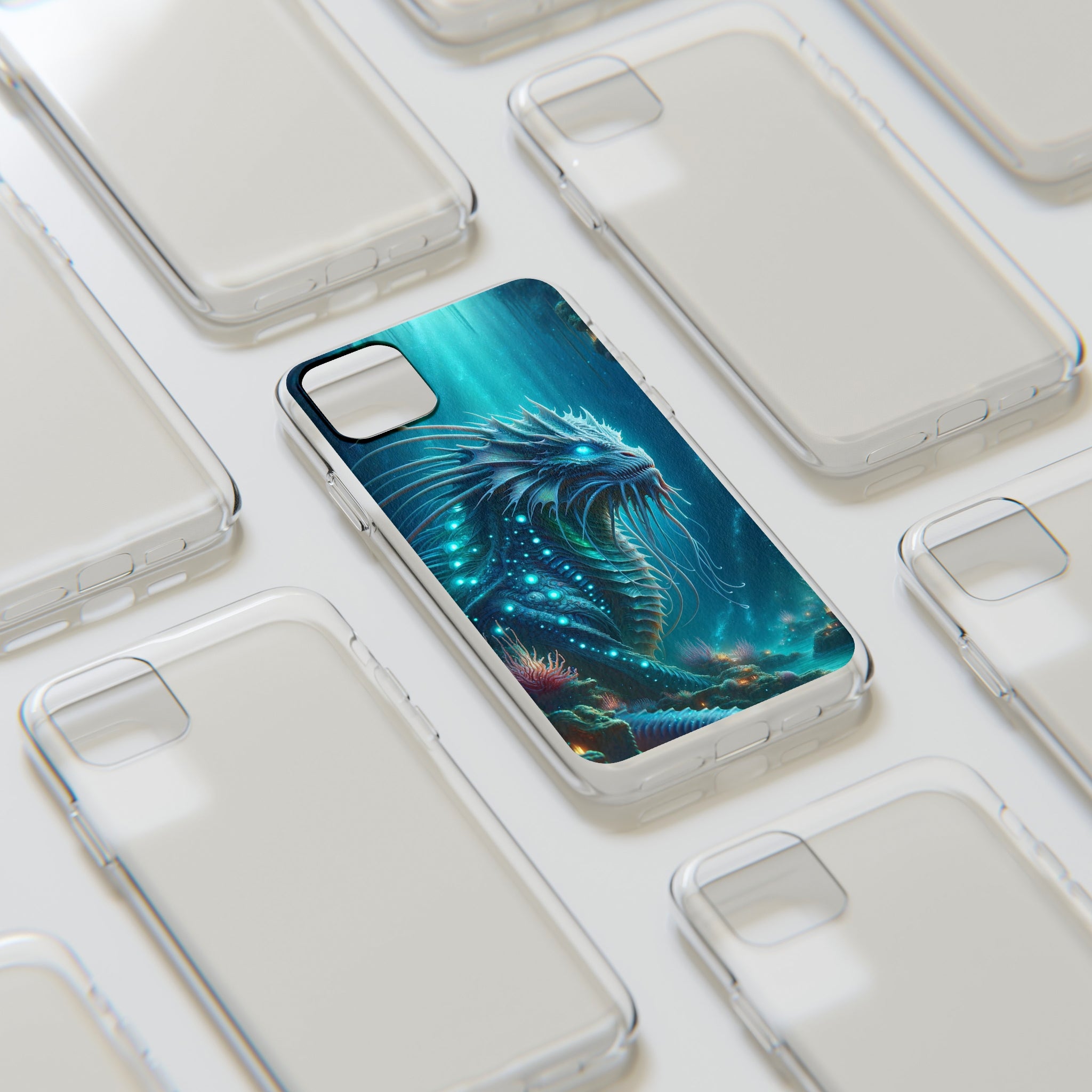 Sea monster - Soft Phone Case