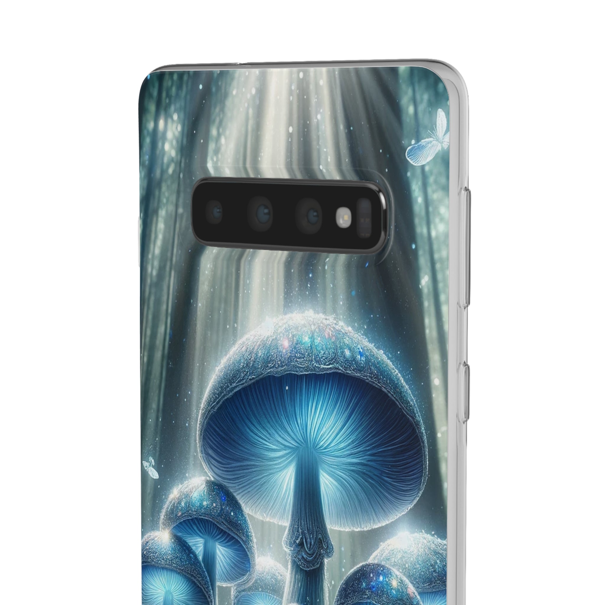 Lightblue mushrooms - Flexi Case (Samsung only)