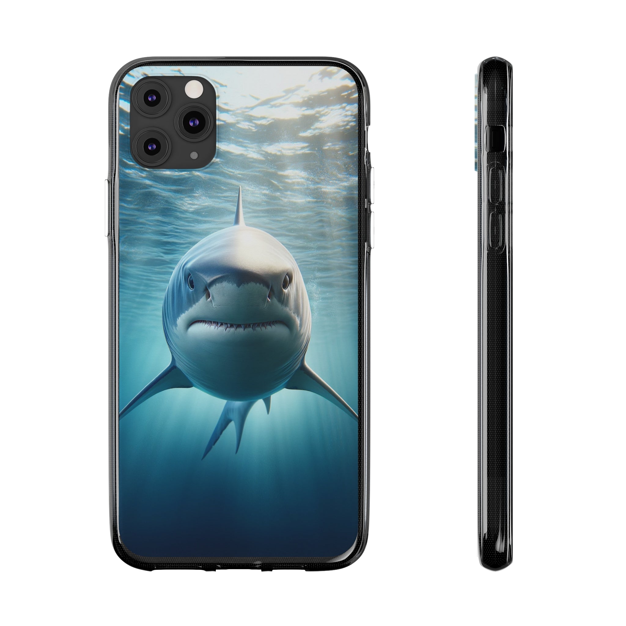 Curious Shark - Soft Phone Case