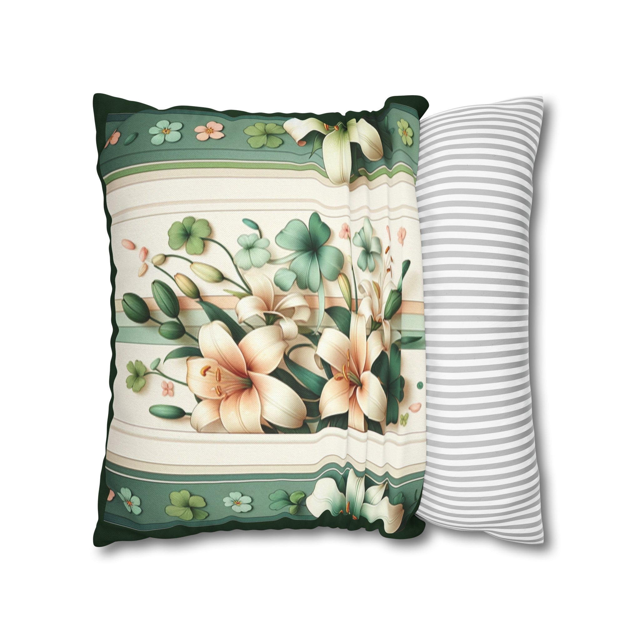 Lilies 2 - Polyester Square Pillowcase