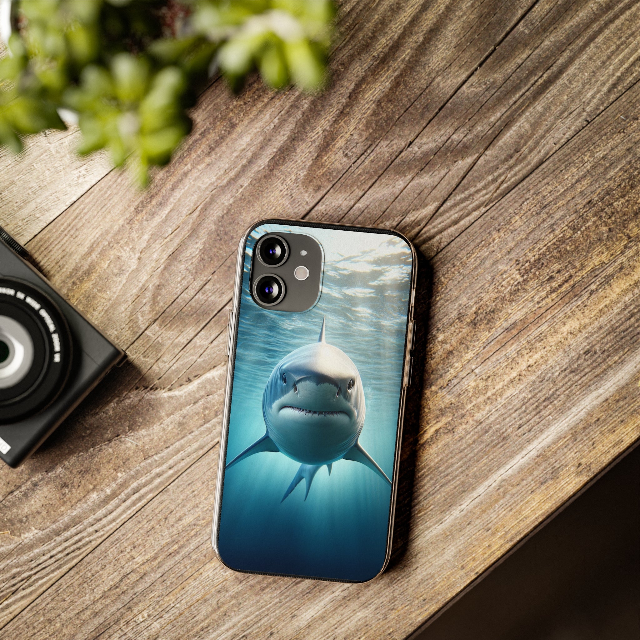 Curious Shark - Soft Phone Case