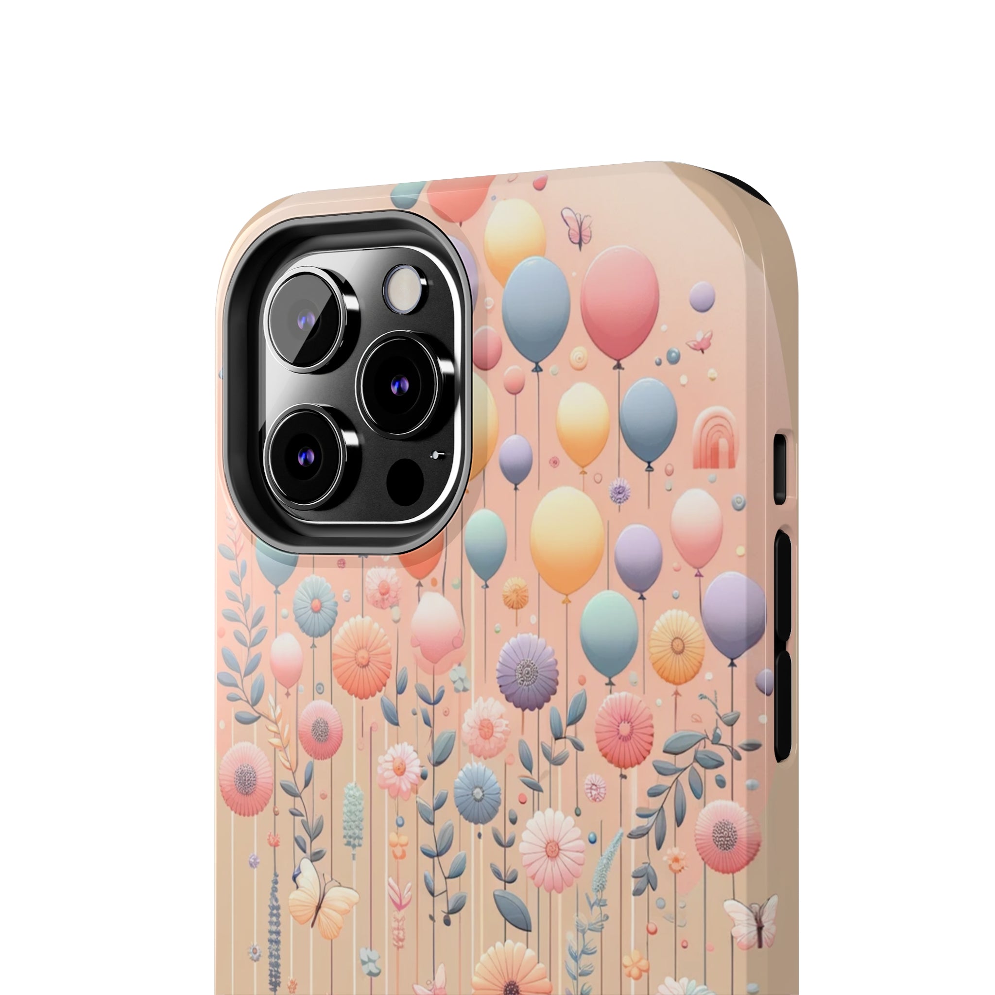 Balloons and flowers - Tough Phone Case