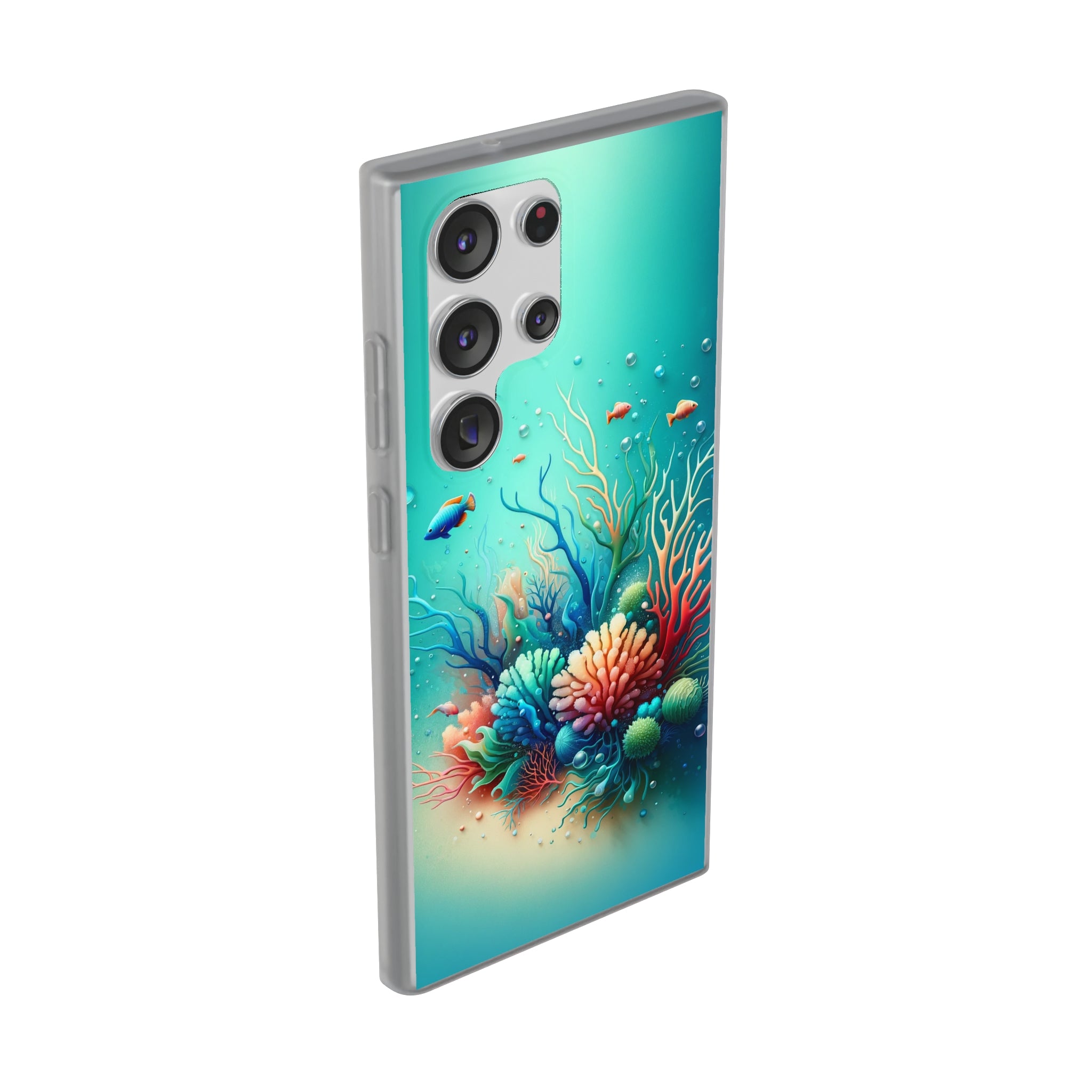 Fish around coral reef - Flexi Case (Samsung only)