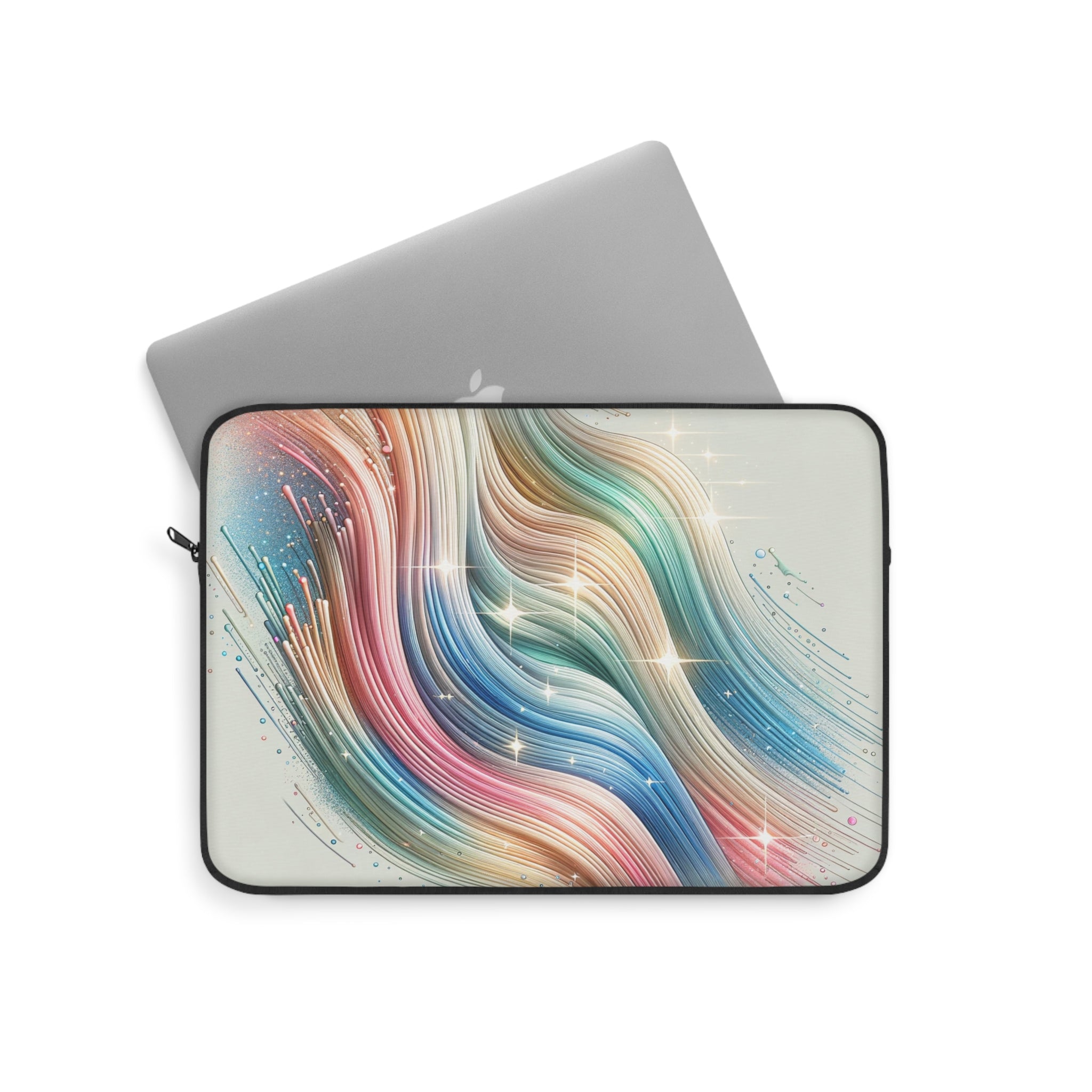 Pastel coloured strokes - Laptop Sleeve