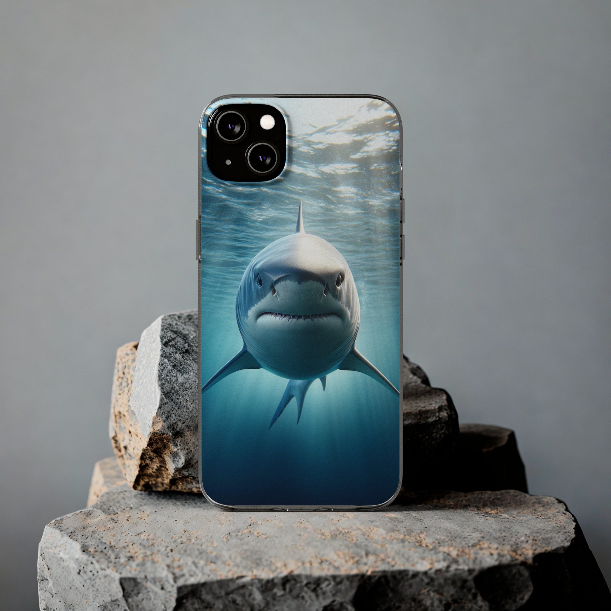 Curious Shark - Soft Phone Case