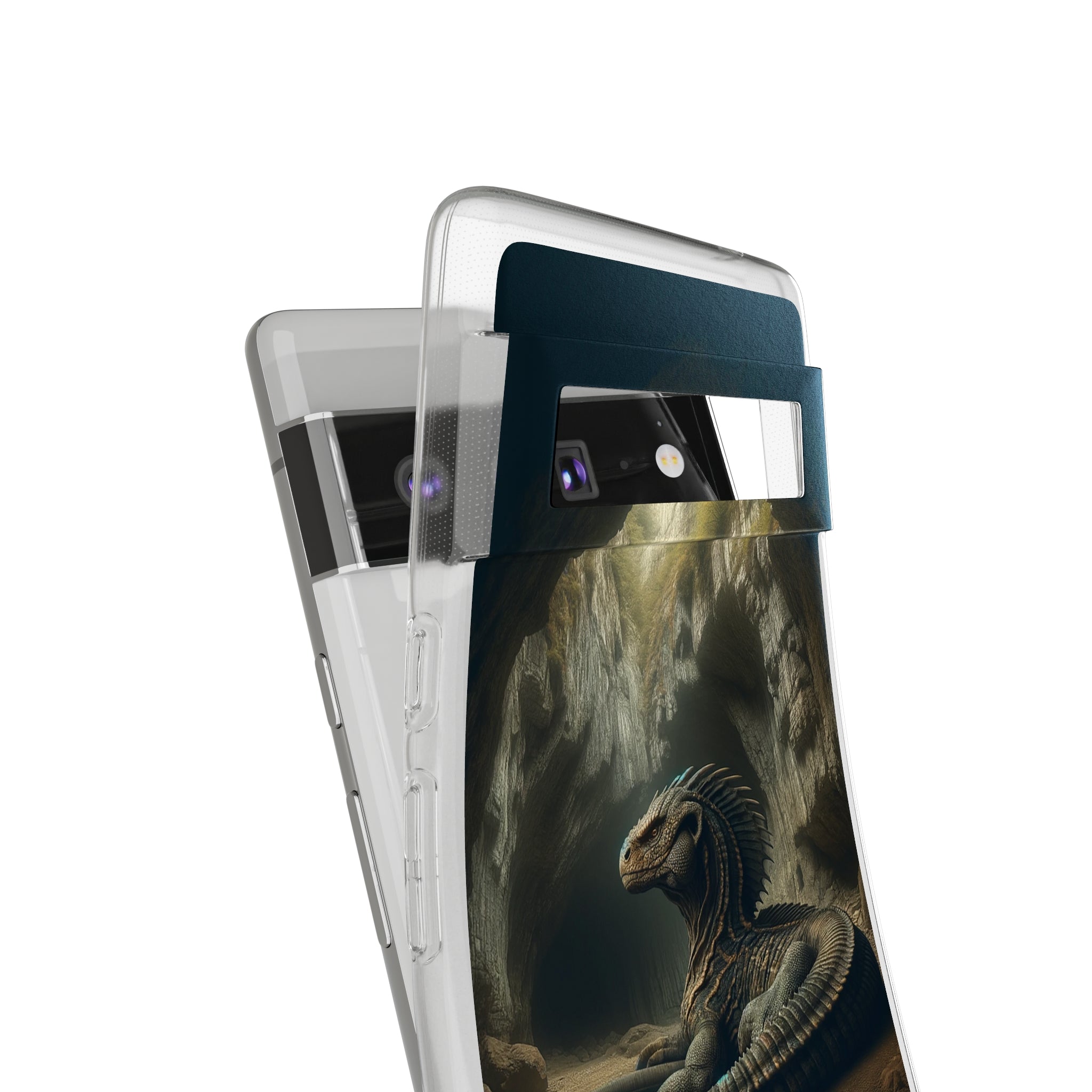 Basilisk in a cave - Soft Phone Case