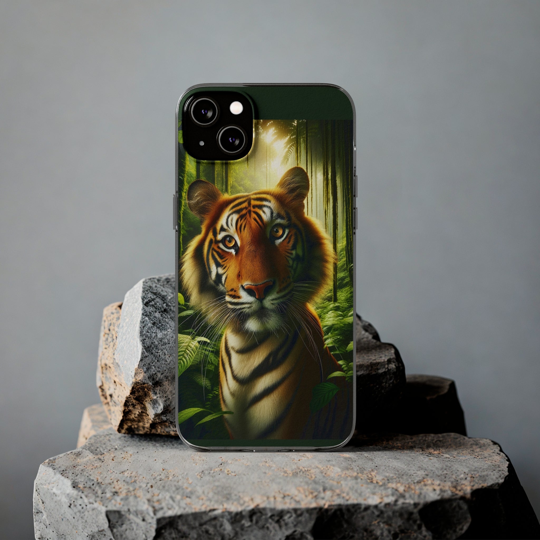 Curious Tiger - Soft Phone Cases