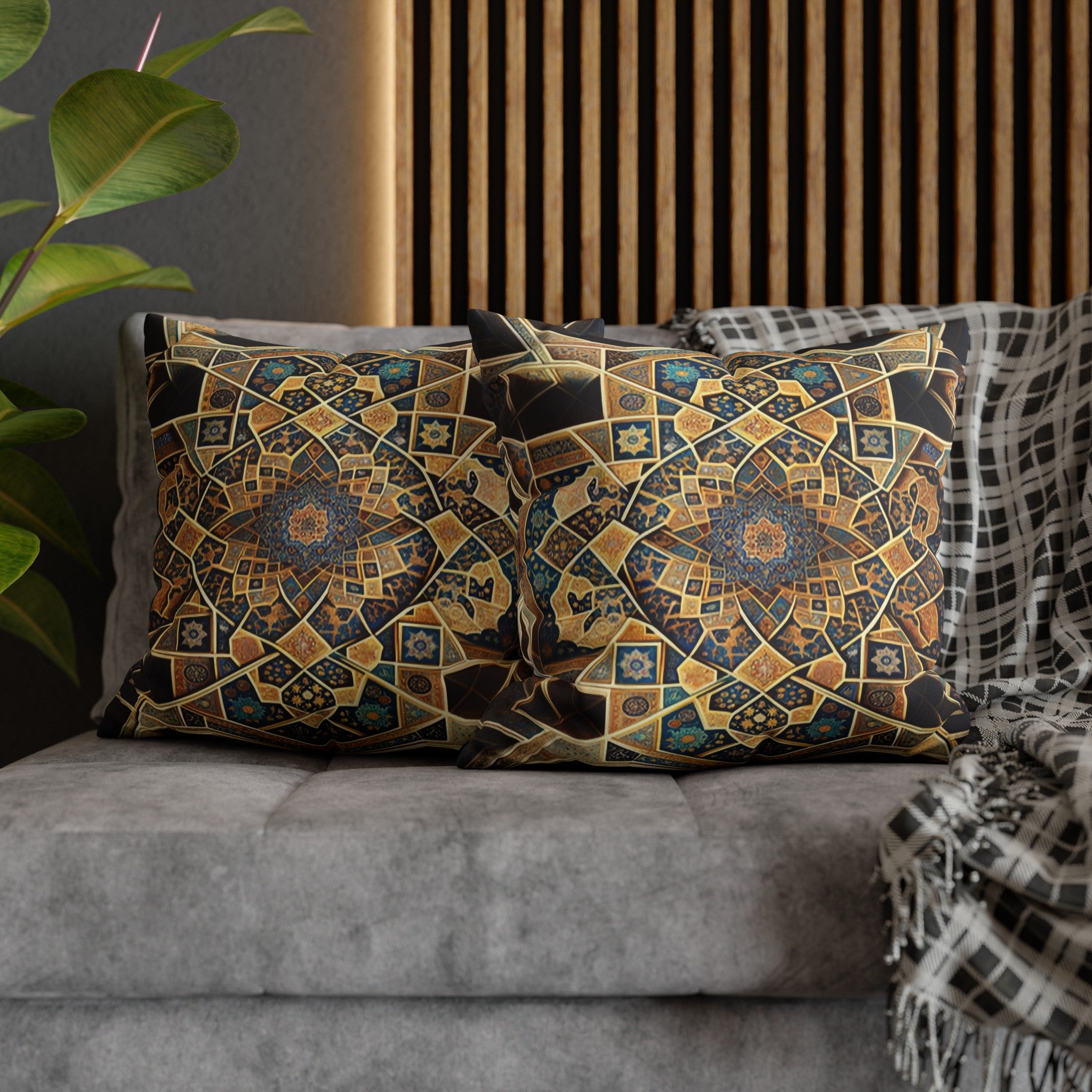 Persian Art (3) - Suede Square Pillowcase