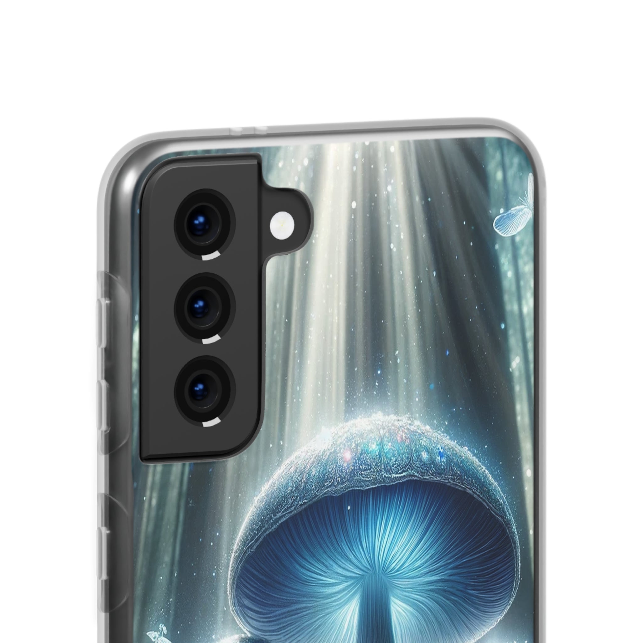 Lightblue mushrooms - Flexi Case (Samsung only)