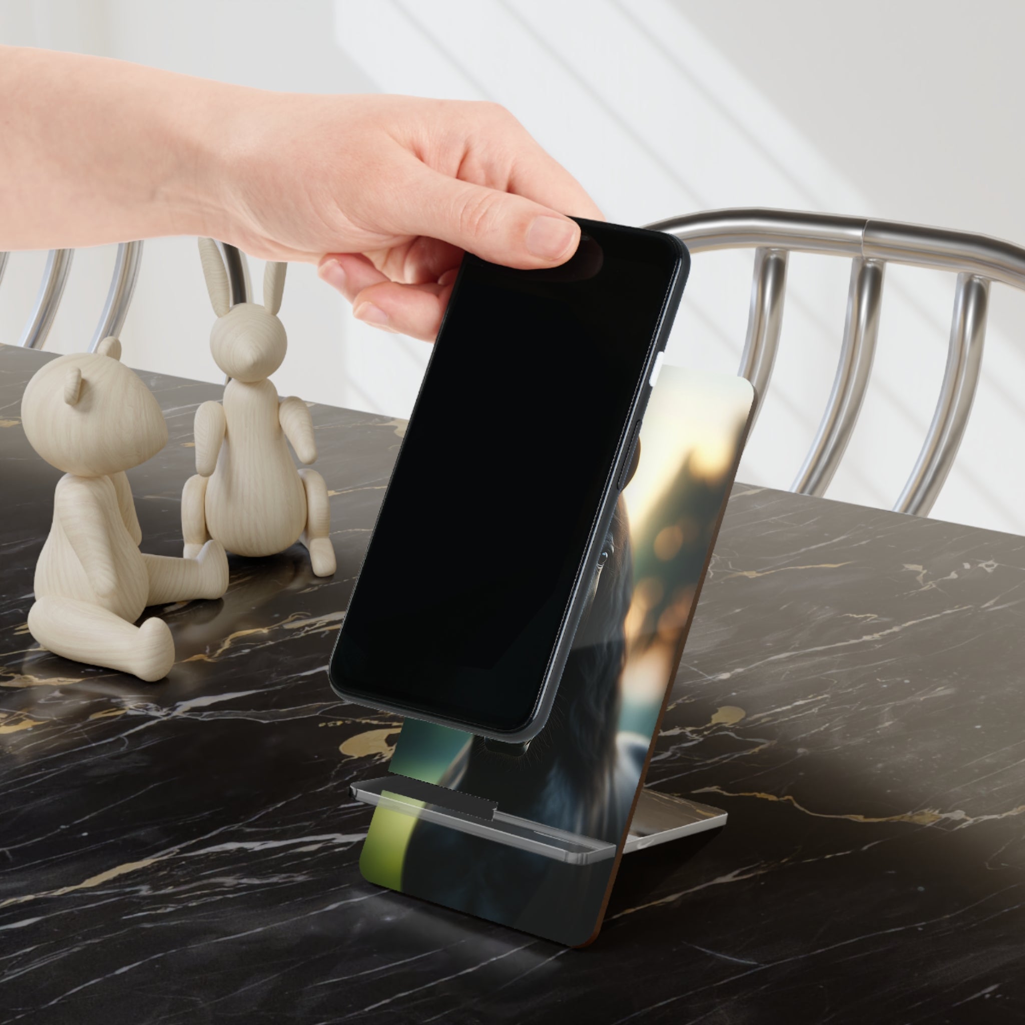 Black horse - Smartphone Stand