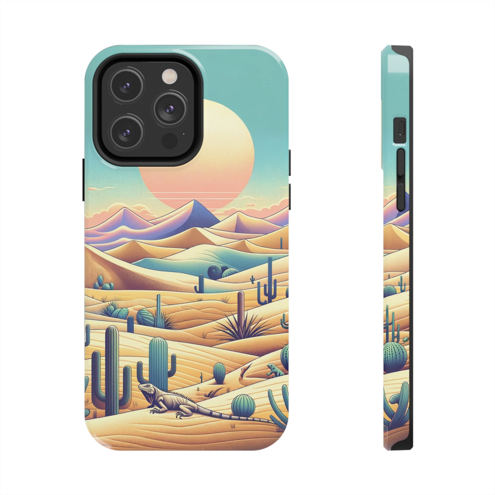 Iguana in the desert 2 - Tough Phone Case