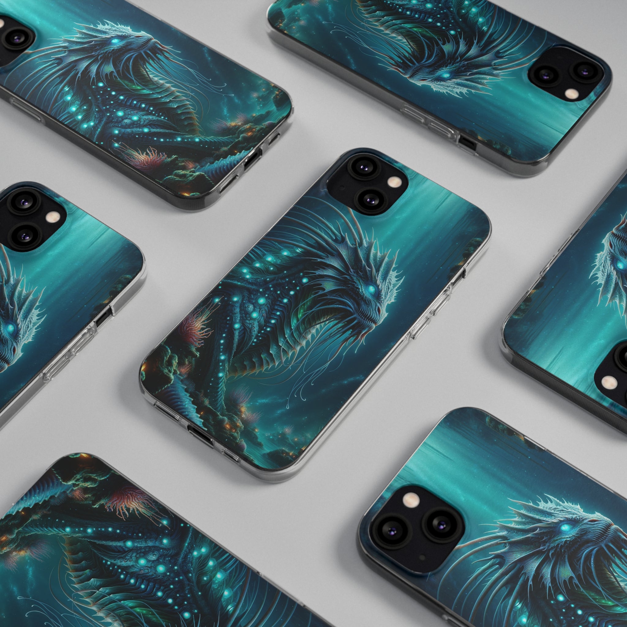 Sea monster - Soft Phone Case