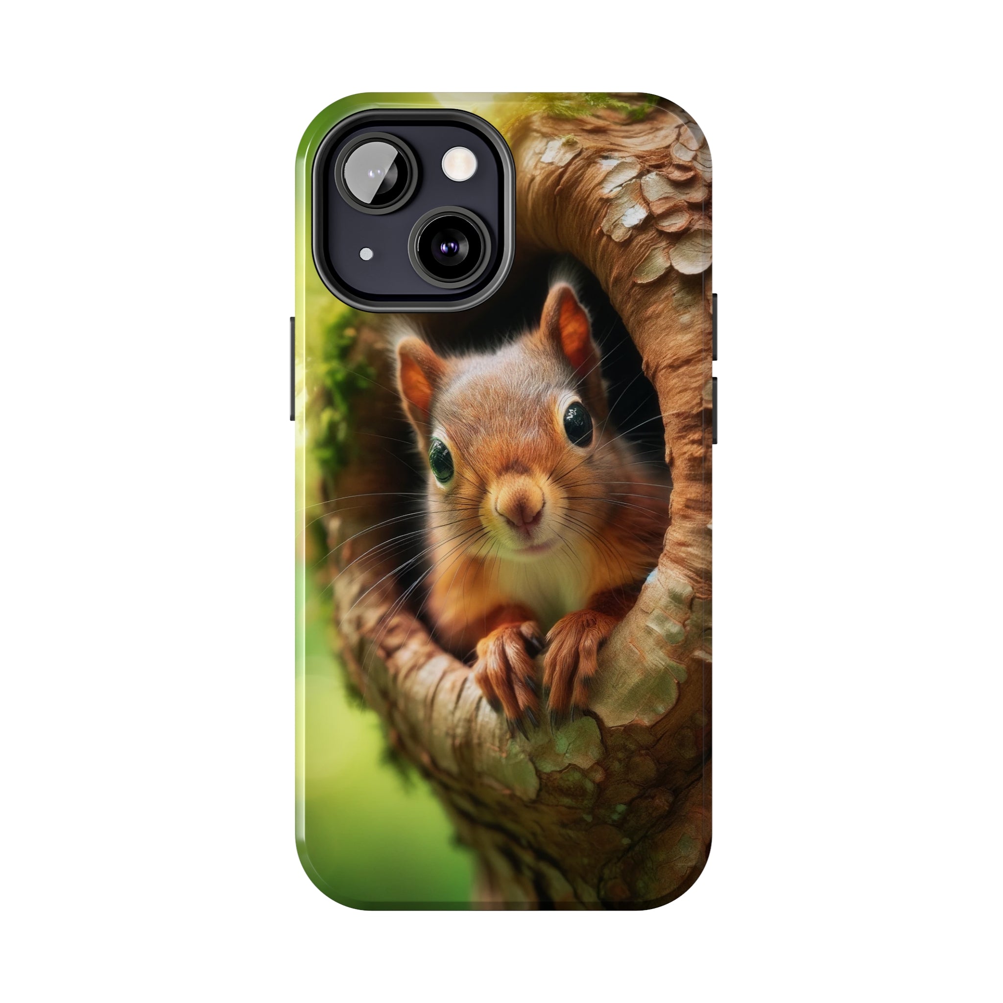 Squirrel in a tree - Tough Phone Case