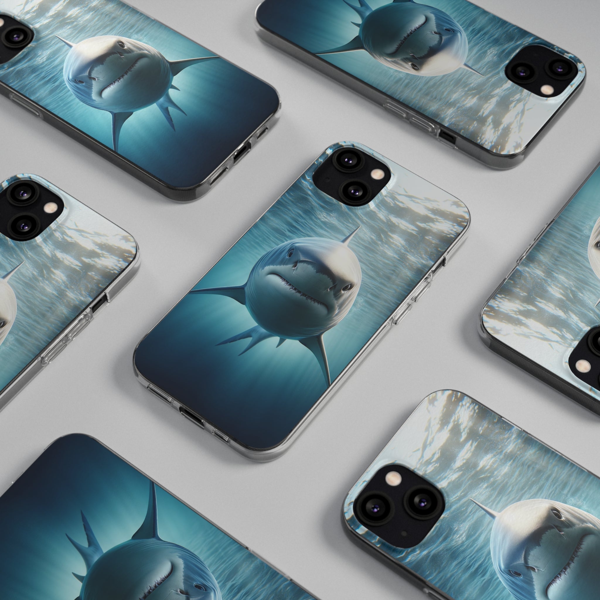 Curious Shark - Soft Phone Case