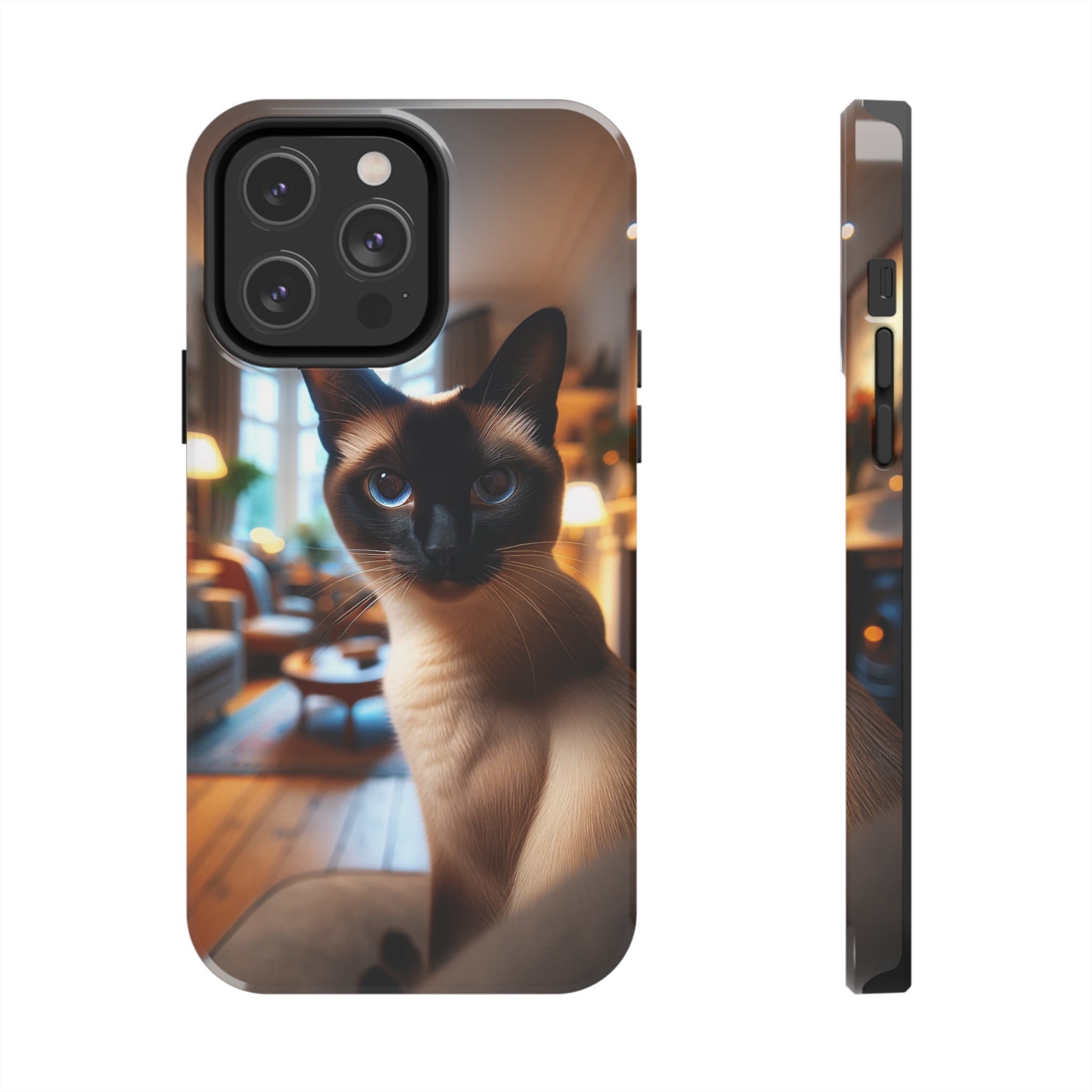 Curious cat - Tough Phone Case