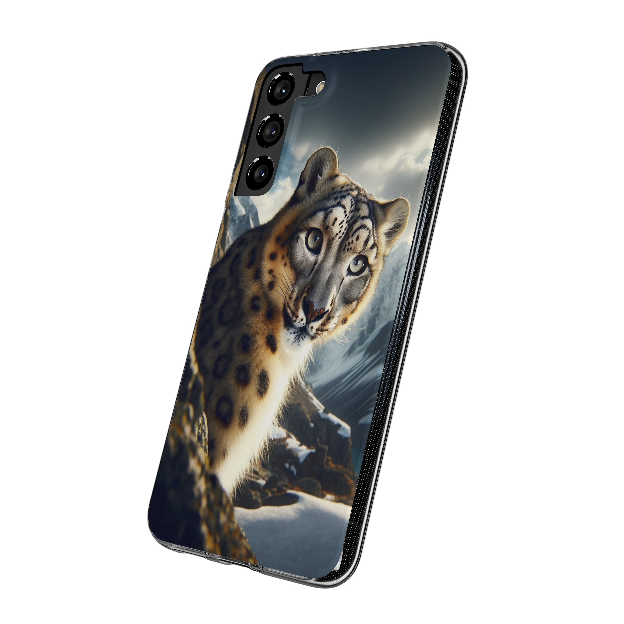 Snow Leopard - Soft Phone Case