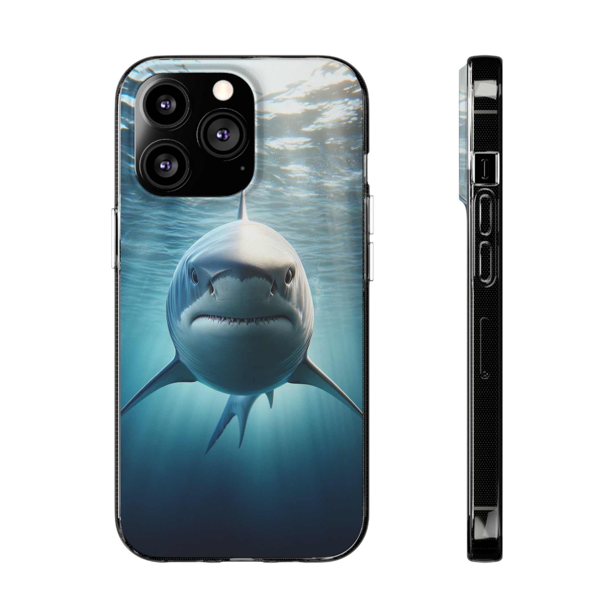 Curious Shark - Soft Phone Case