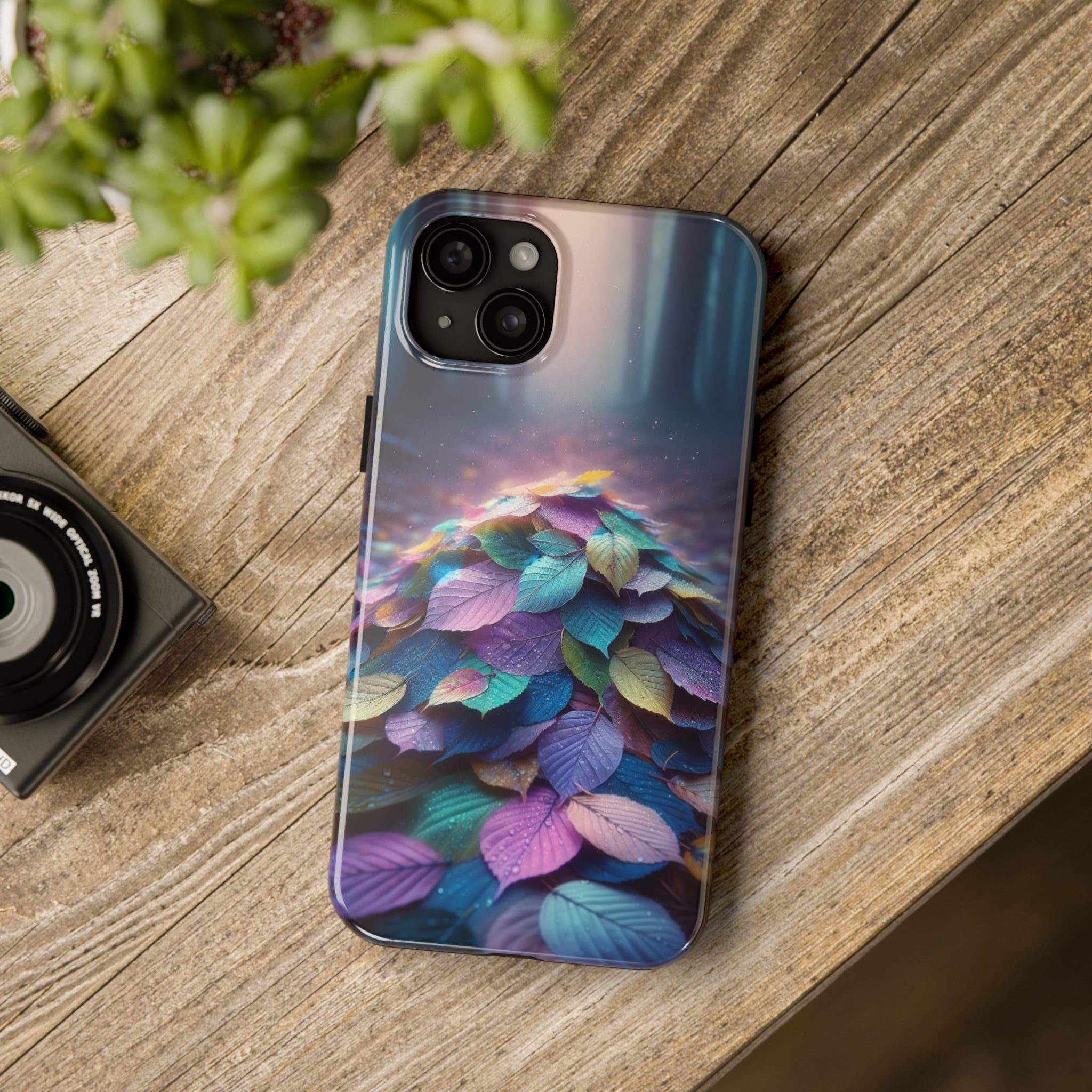 Pile of pastel leaves - Tough Phone Case