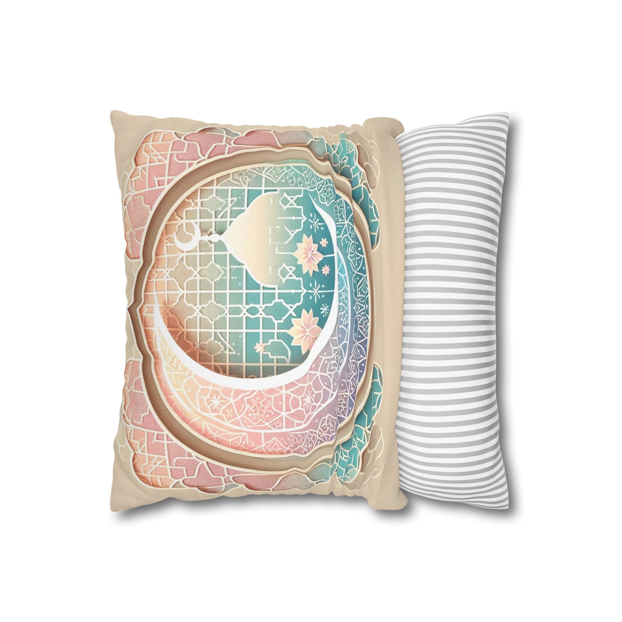 Islamic Art 3 - Polyester Square Pillowcase