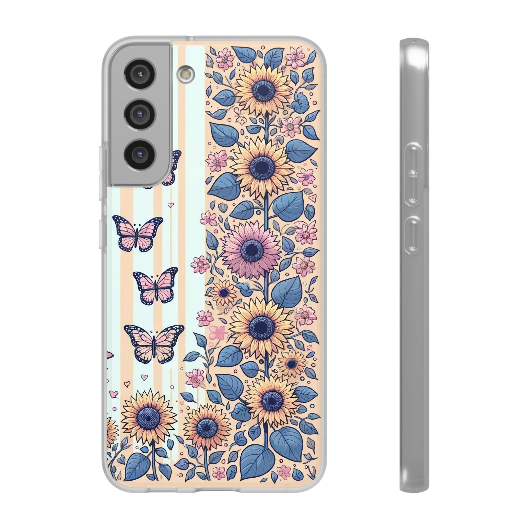 Sunflowers and butterflies - Flexi Case (Samsung only)