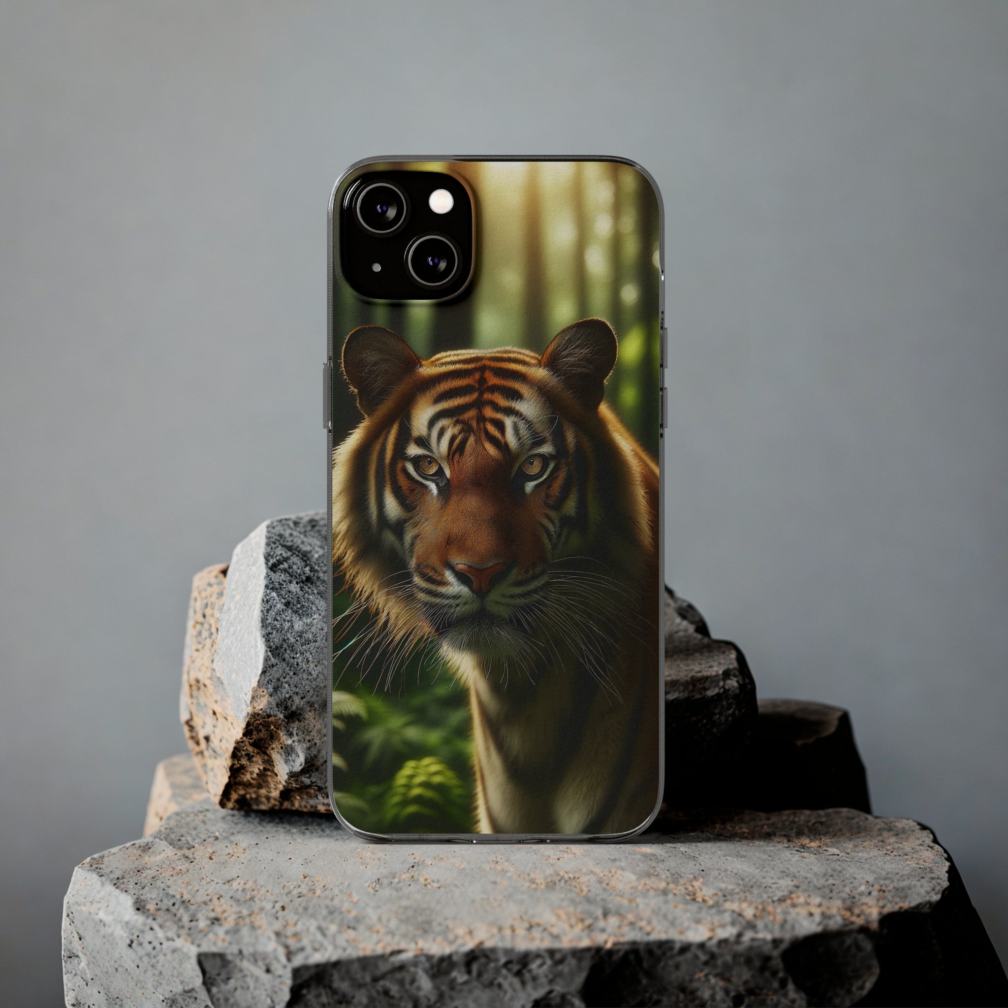 Curious Tiger - Soft Phone Case