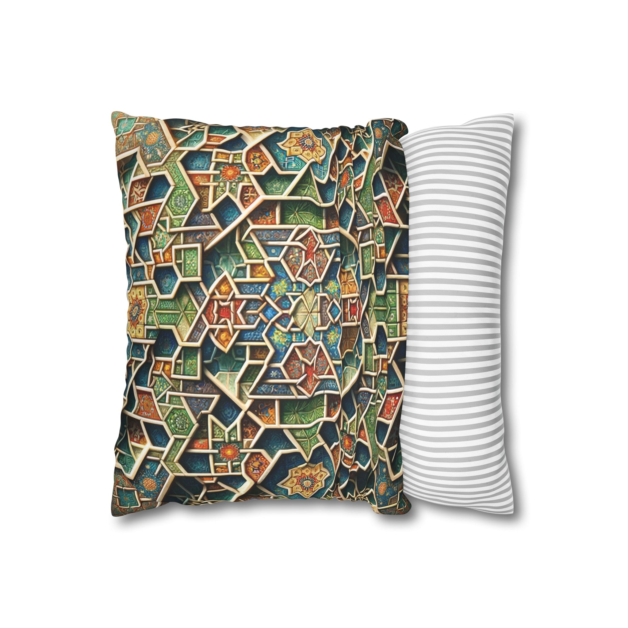 Persian Art (2) - Suede Square Pillowcase