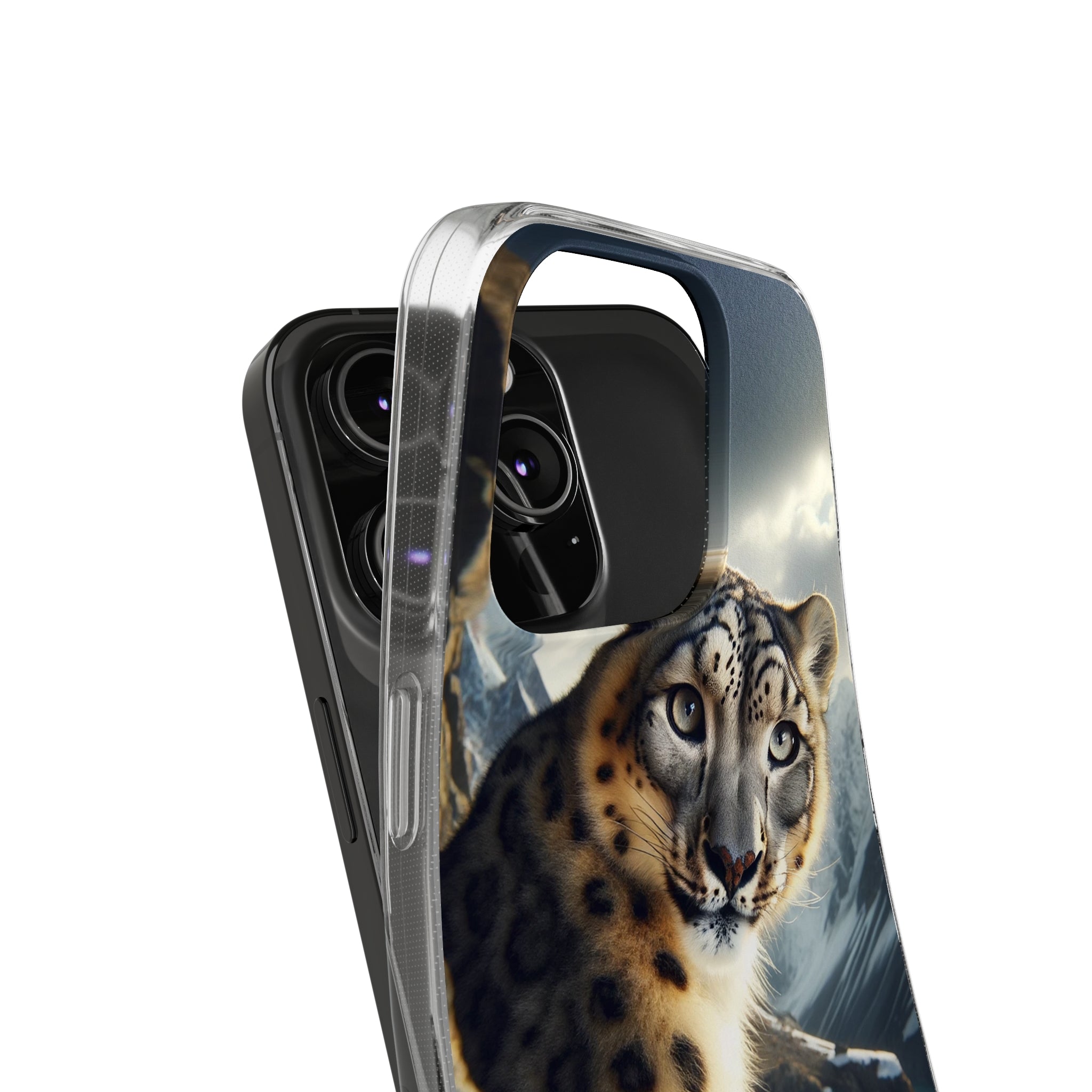 Snow Leopard - Soft Phone Case