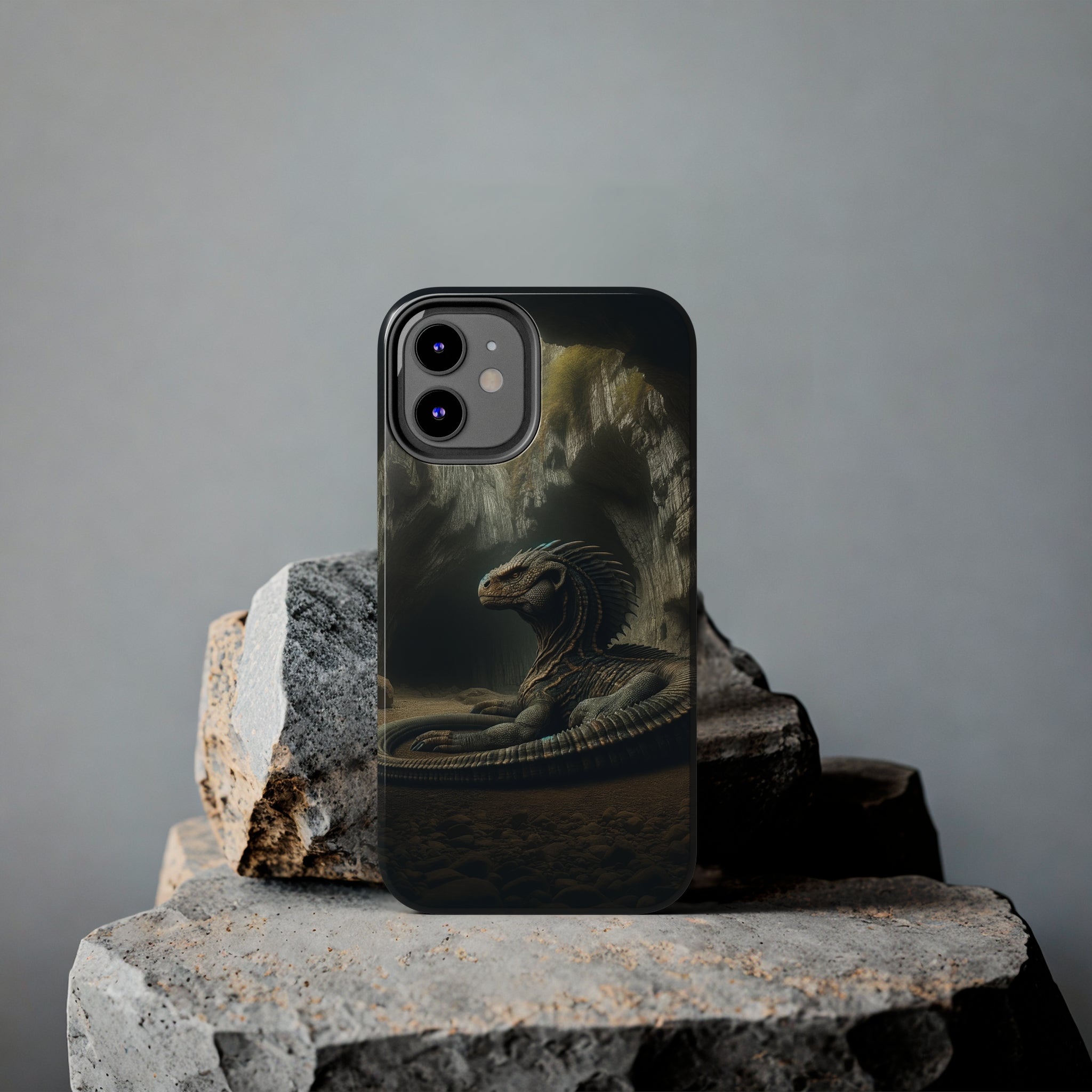 Basilisk in a cave - Tough Phone Case