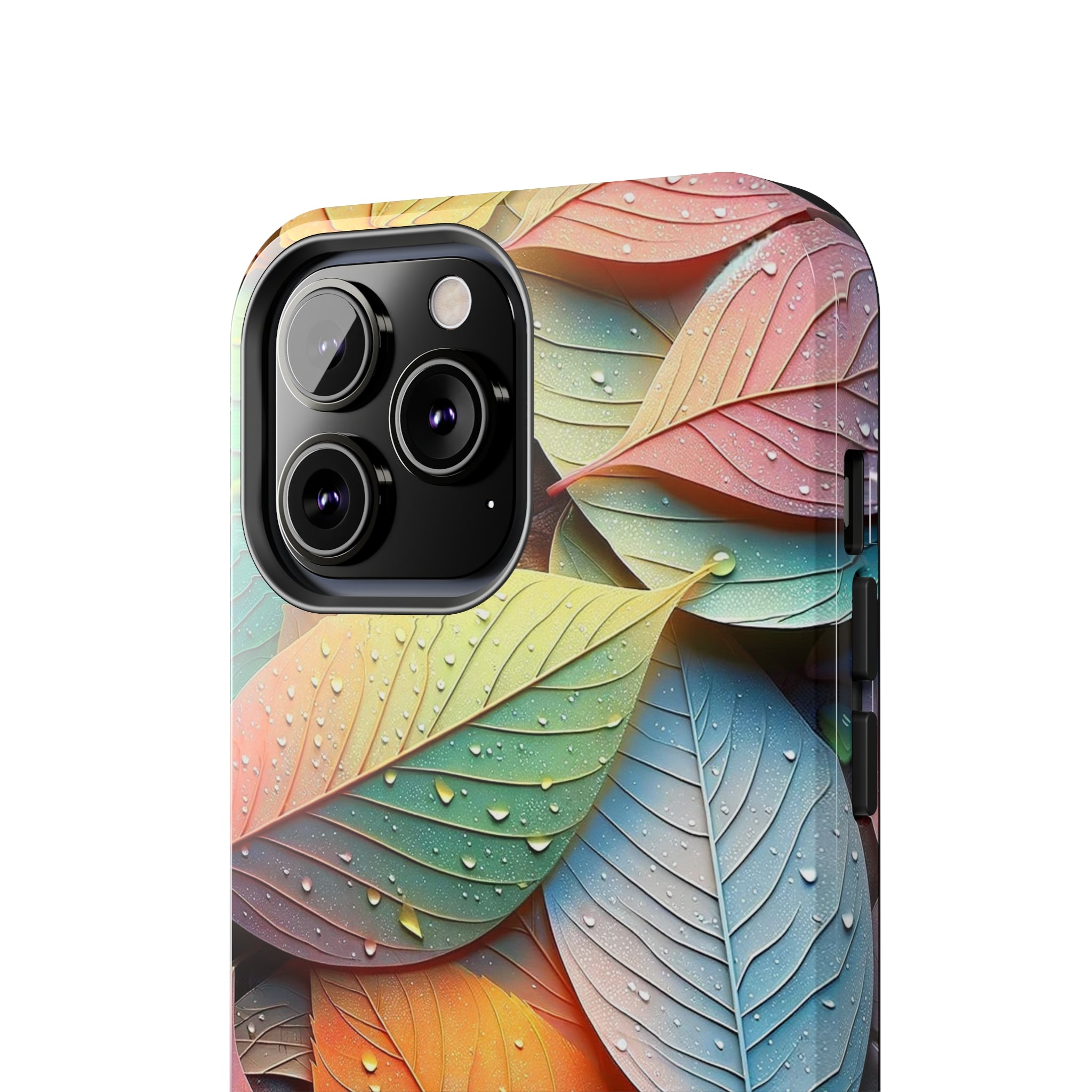 Pastel coloured leaves - Tough Phone Case