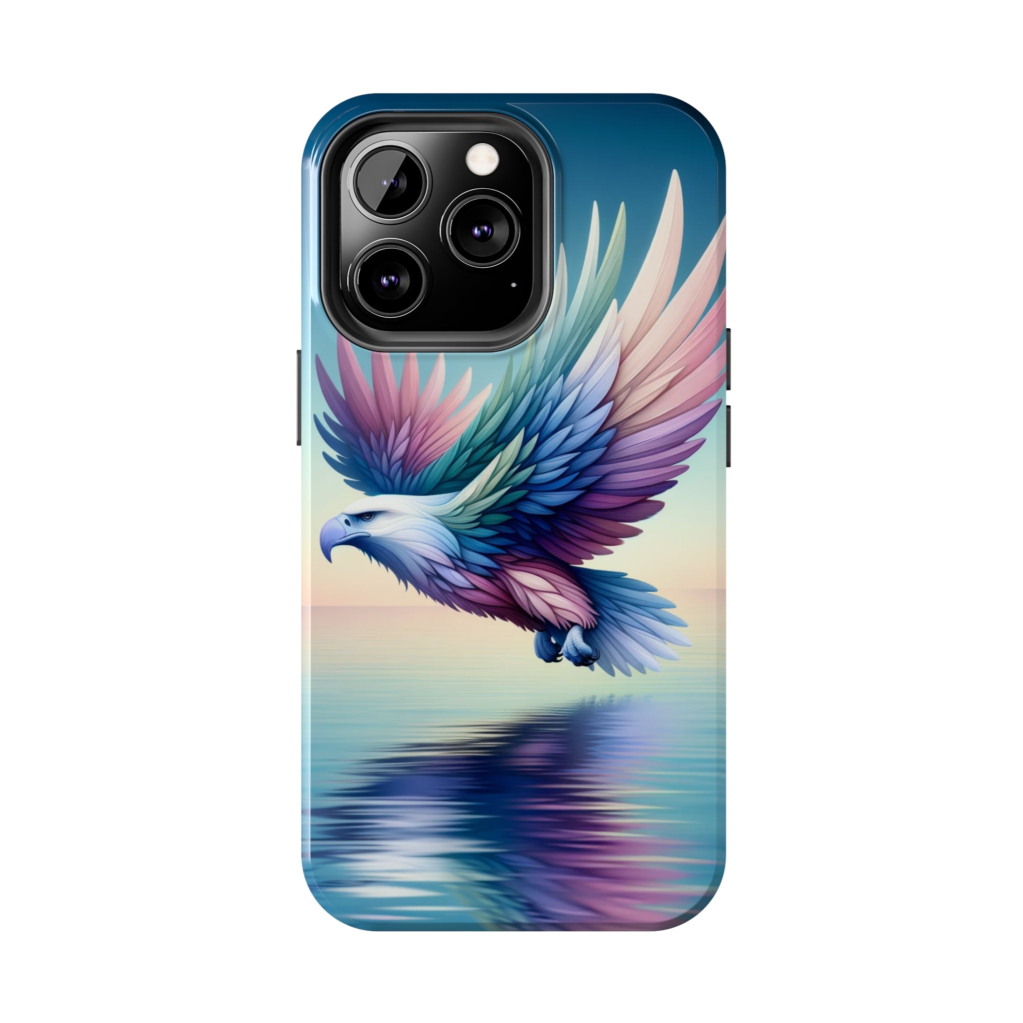 Eagle with colourful feathers - Tough Phone Case