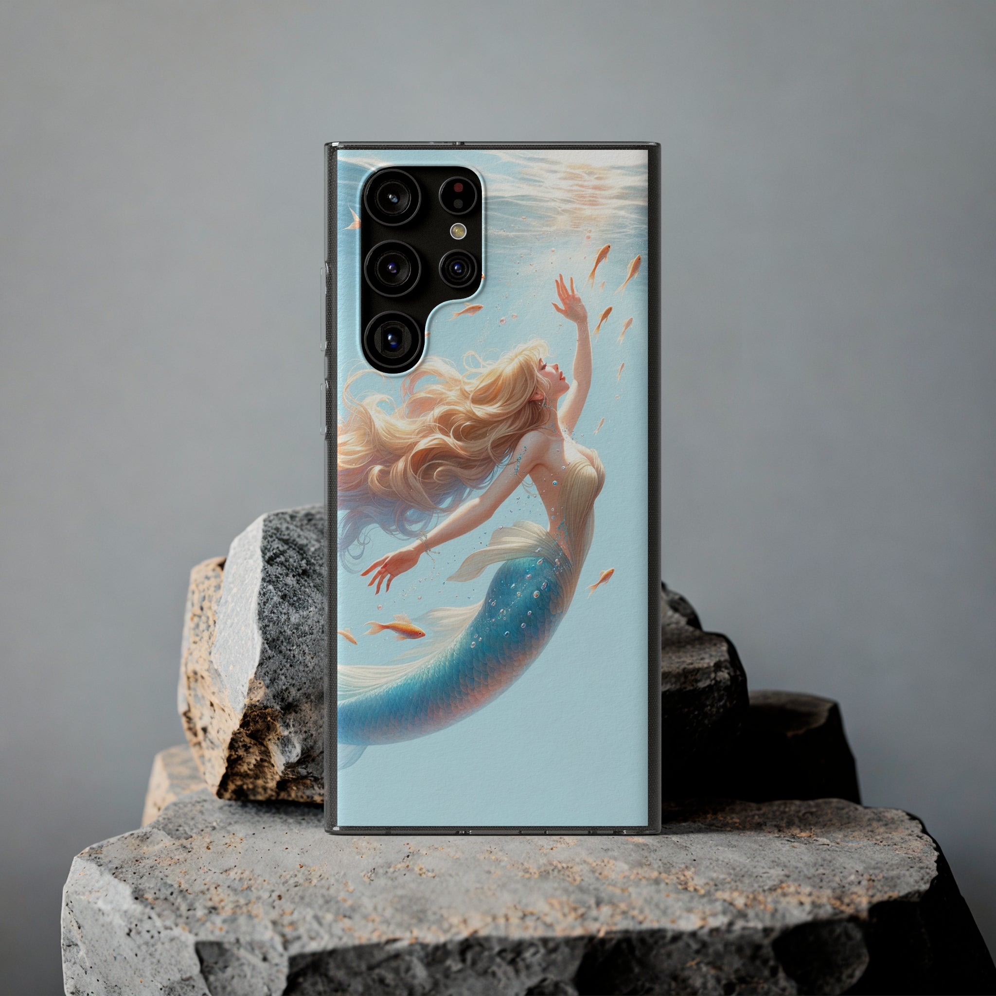 Blond Mermaid - Soft Phone Case