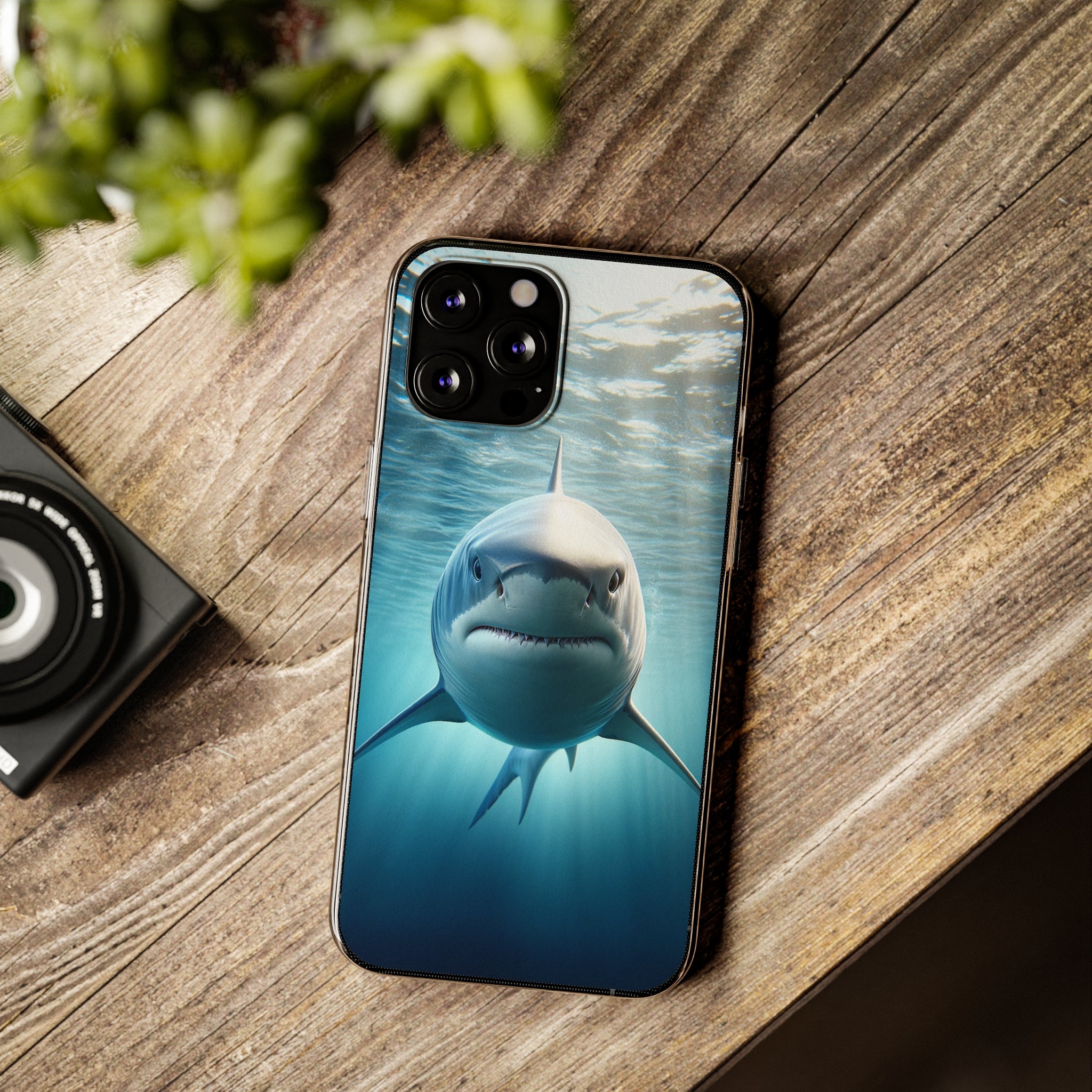 Curious Shark - Soft Phone Case