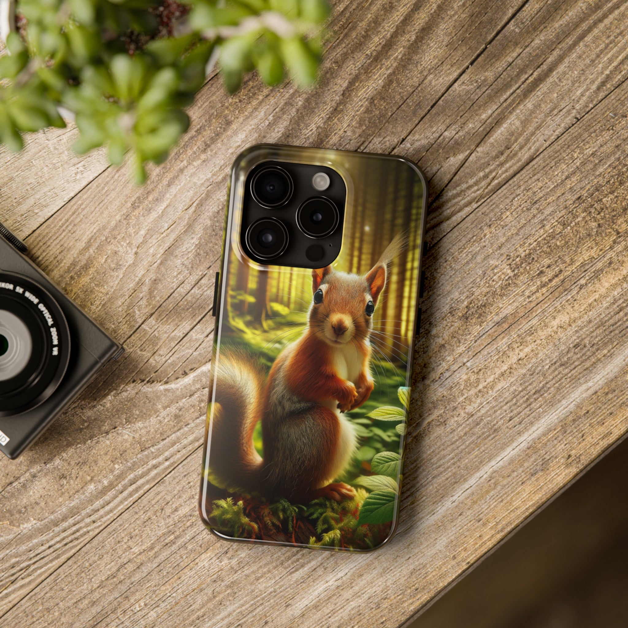 Curious squirrel - Tough Phone Case