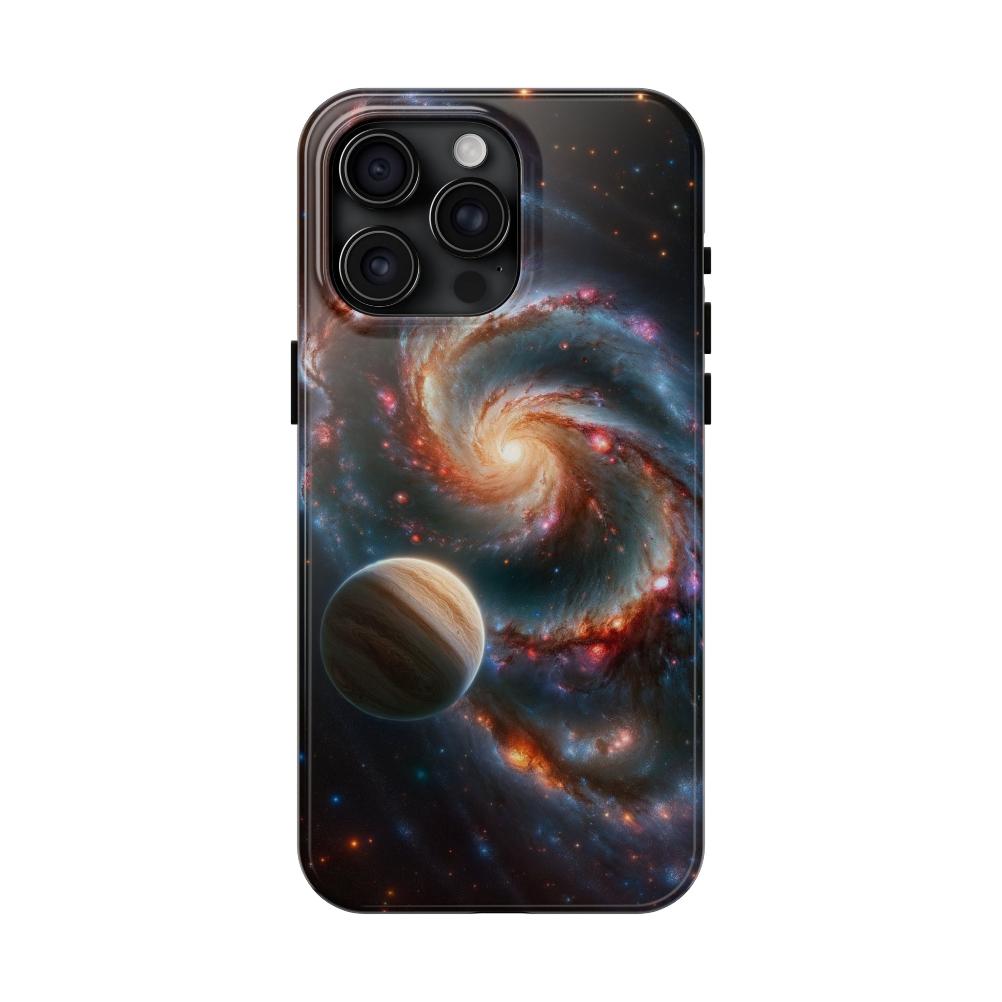 Yellow planet and wormhole - Tough Phone Case