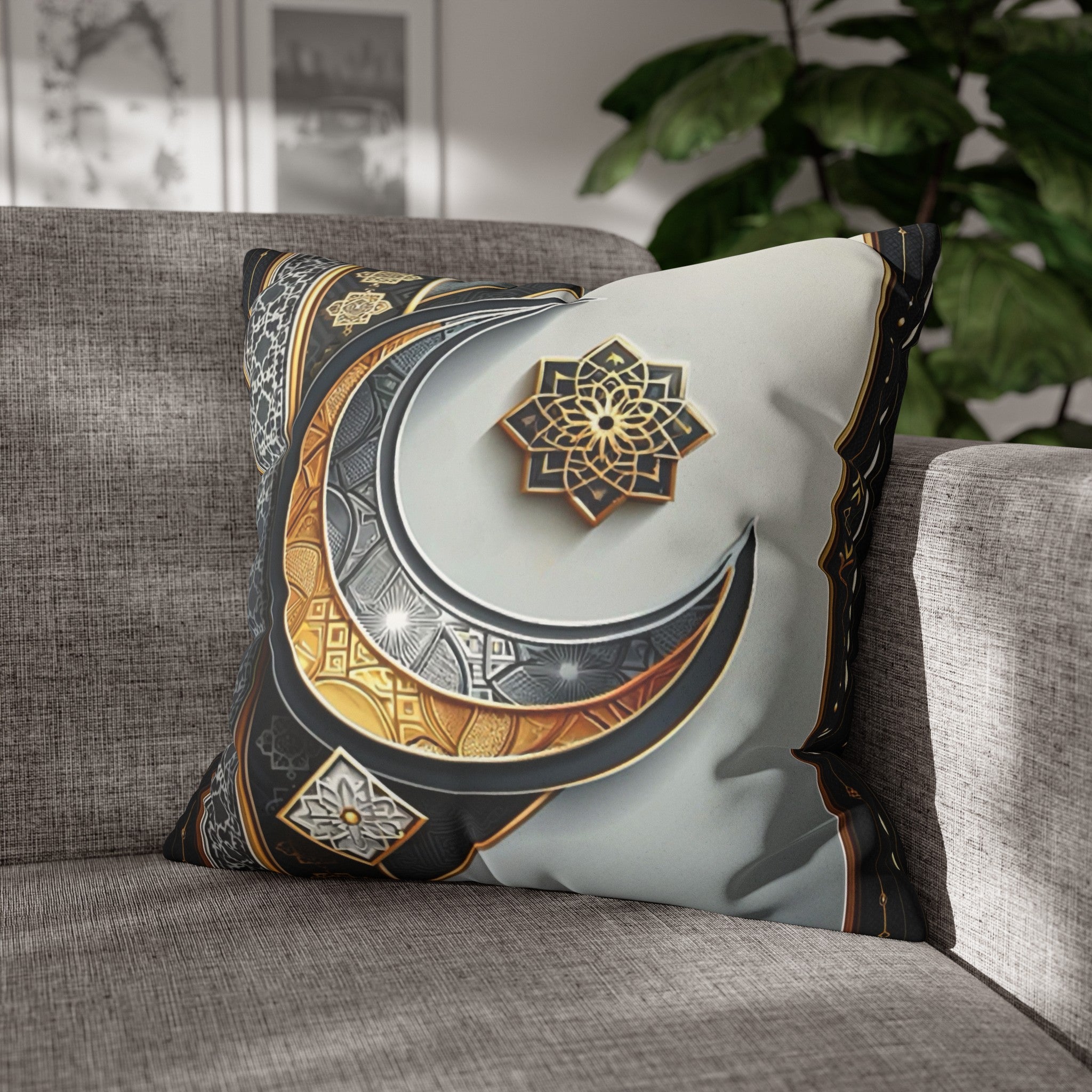 Islamic Art (8) - Suede Square Pillowcase