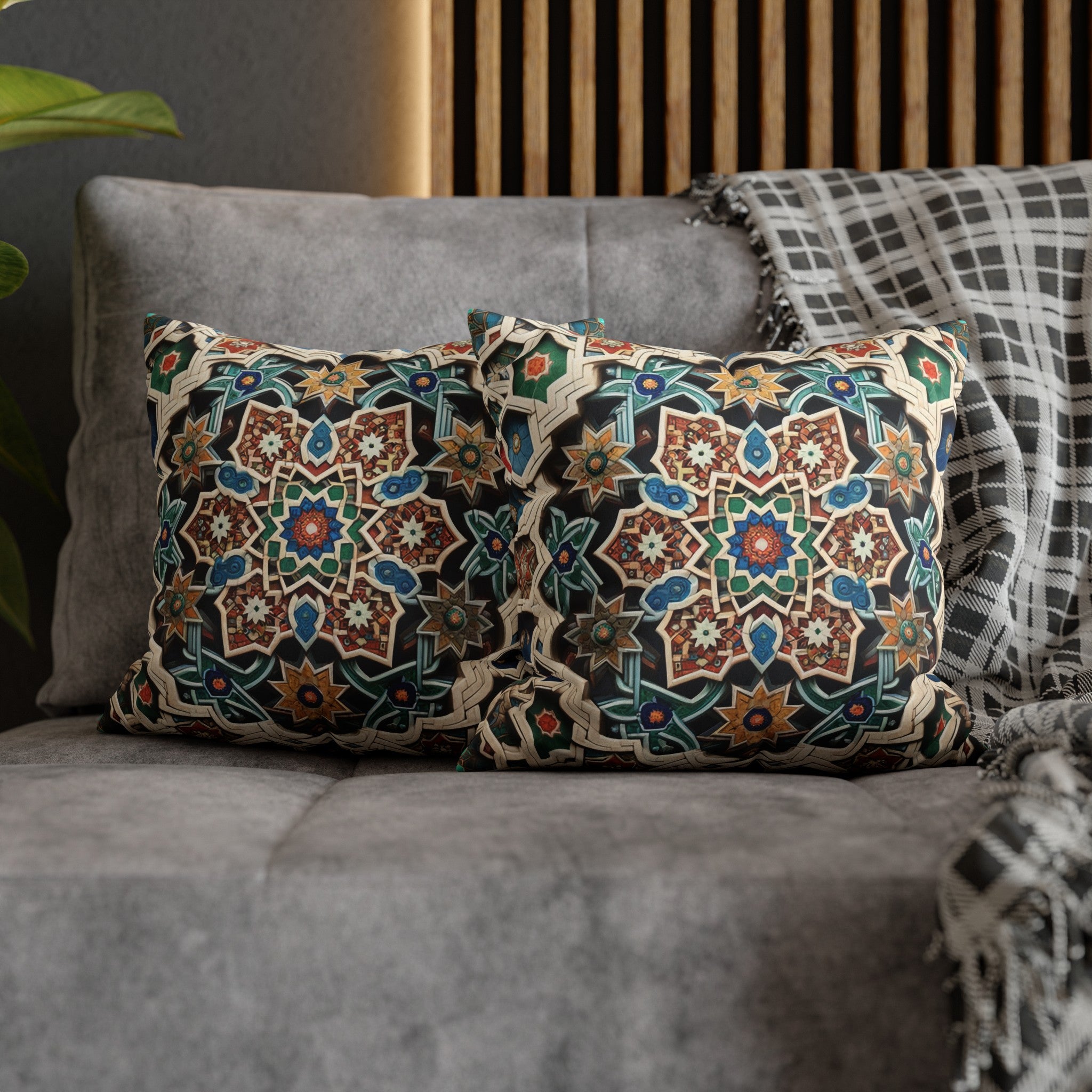 Persian Art (1) - Suede Square Pillowcase