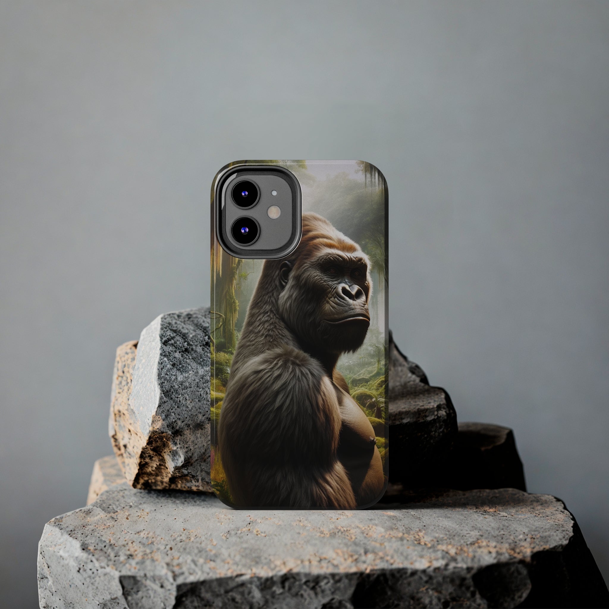 Curious gorilla - Tough Phone Case