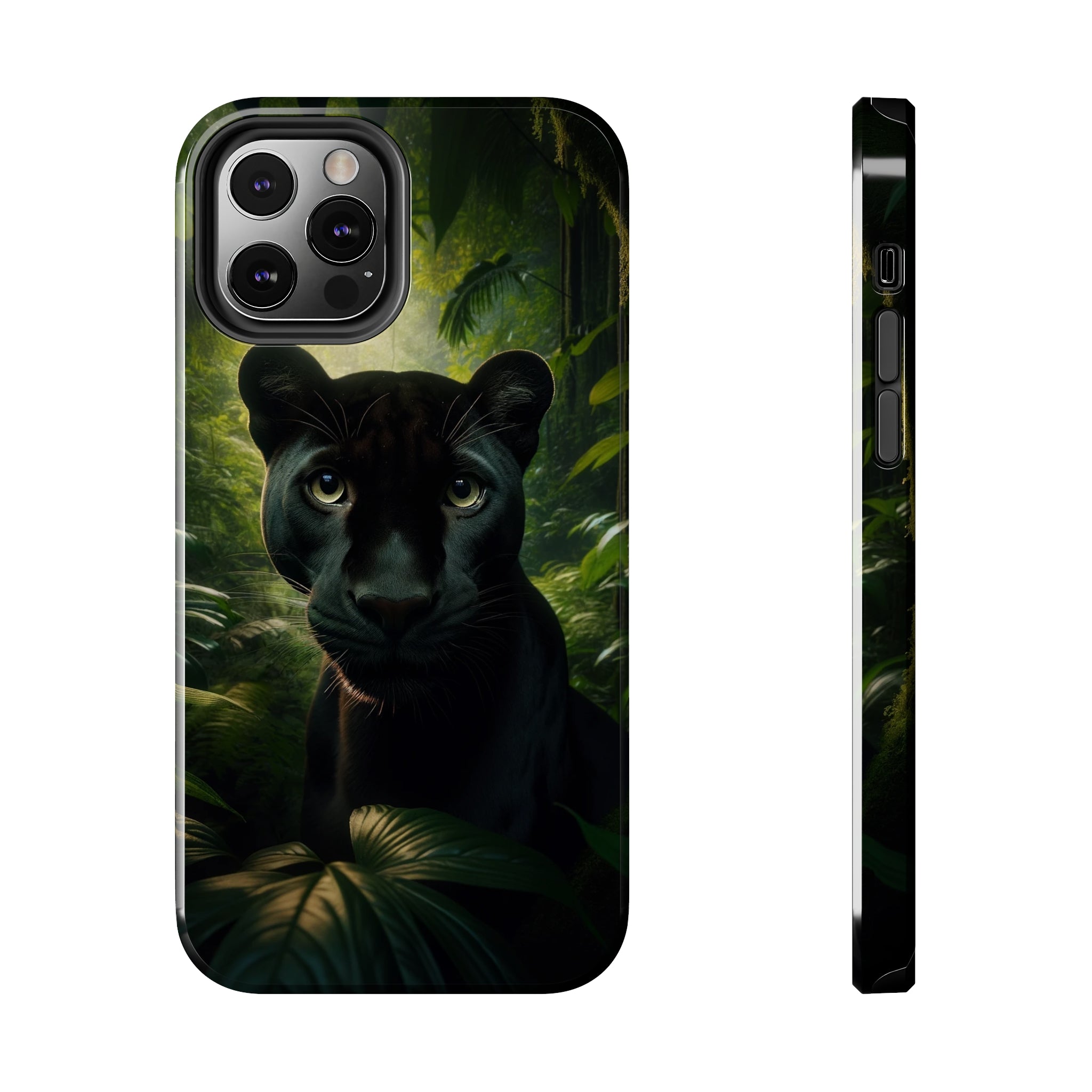 Curious black panther - Tough Phone Case